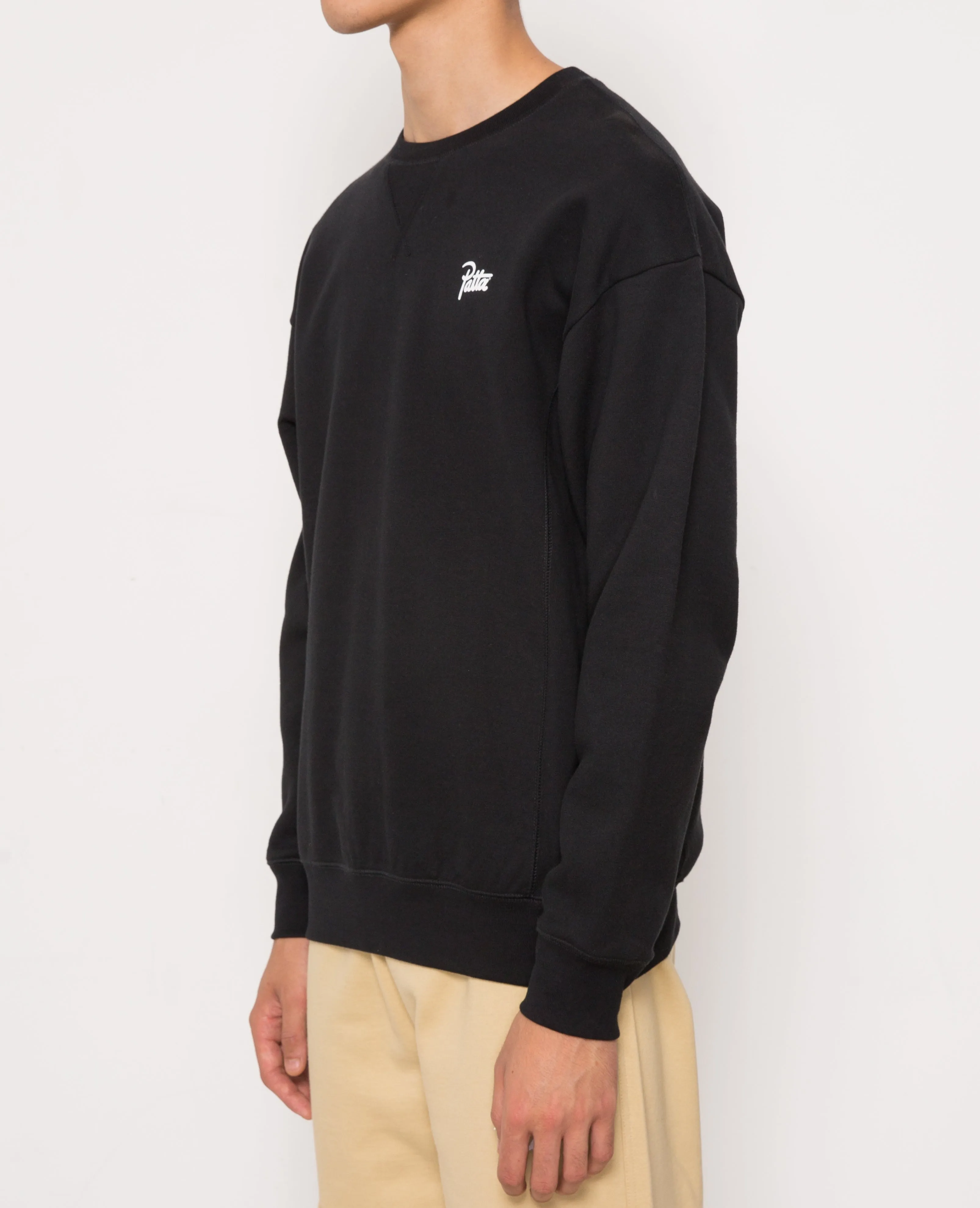 Patta Basic Crewneck Sweater (Black) sold by Patta product image thumbnail 4