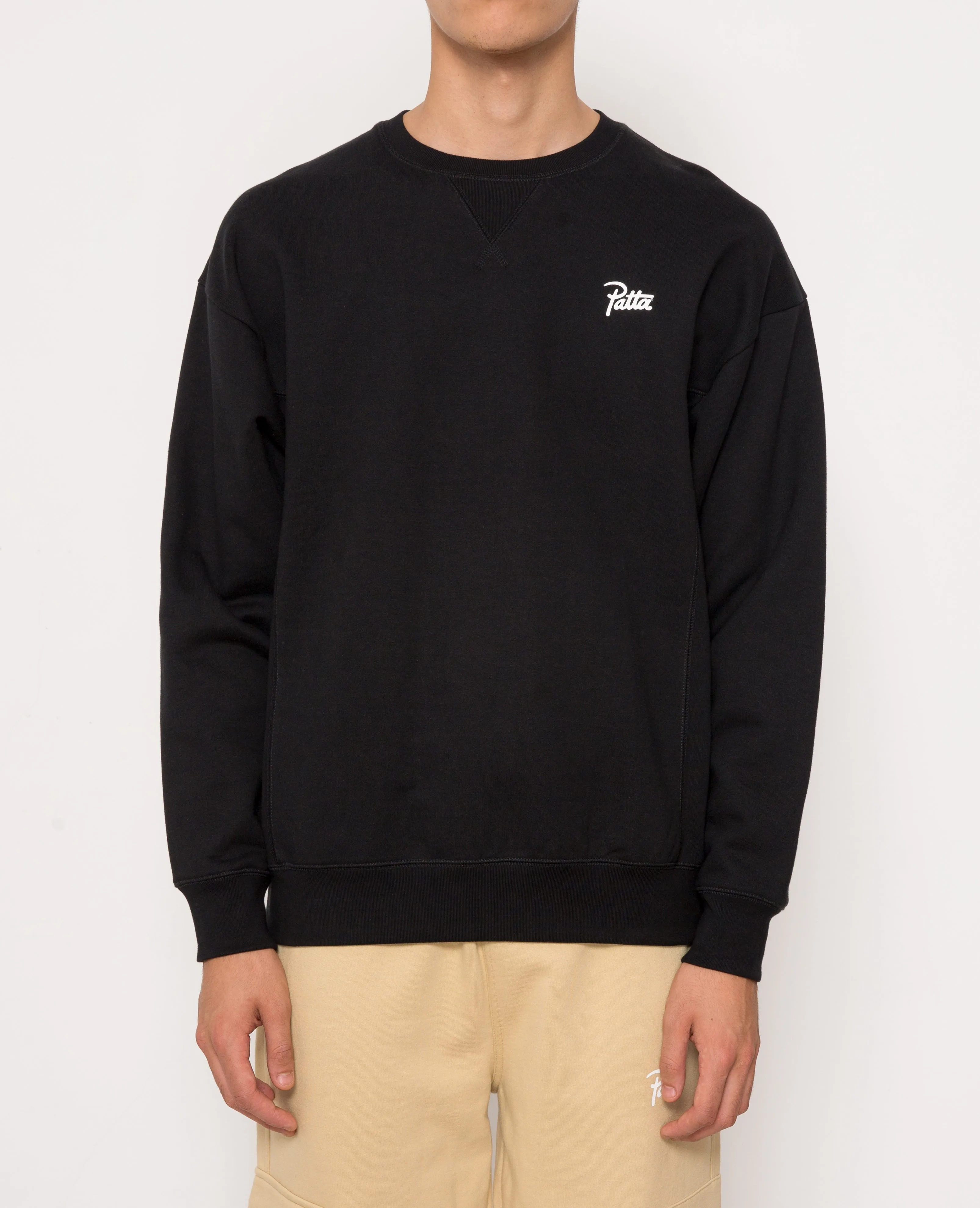 Patta Basic Crewneck Sweater (Black) sold by Patta product image thumbnail 2