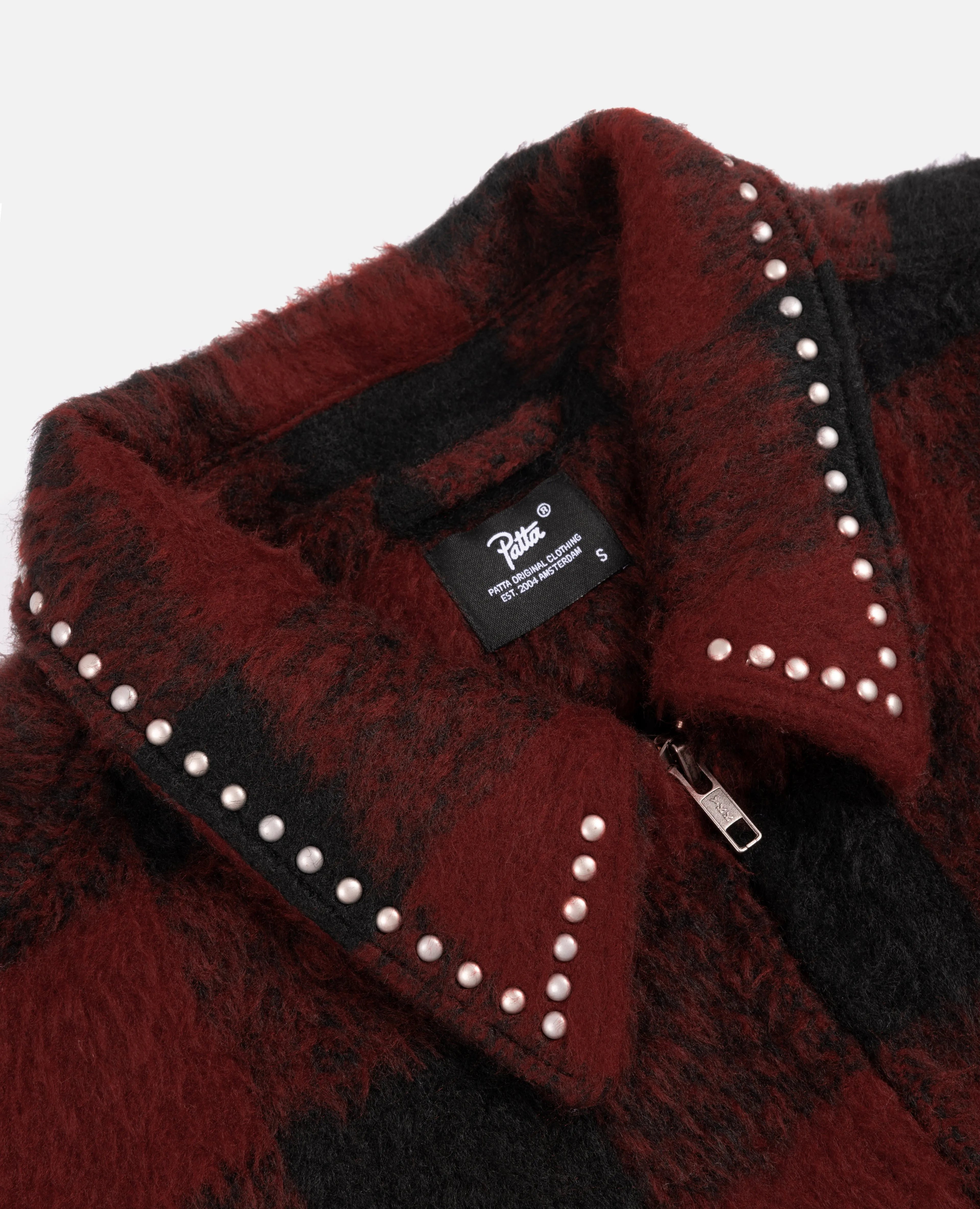 Patta Check Car Coat (Multi/Biking Red) sold by Patta product image thumbnail 4