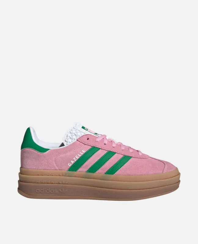 adidas WMNS Gazelle Bold (True Pink / Green / Cloud White) sold by Patta