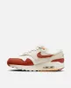 Nike WMNS Nike Air Max 1 LX (Saill/Rugged Orange-LT Orewood BRN) sold by Patta