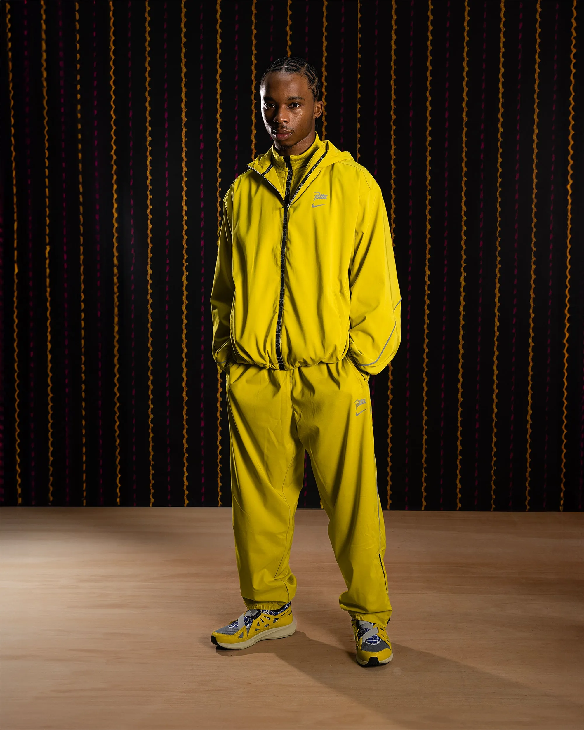 Nike x Patta Running Team Hooded Track Jacket (Saffron Quartz) sold by Patta product image thumbnail 4
