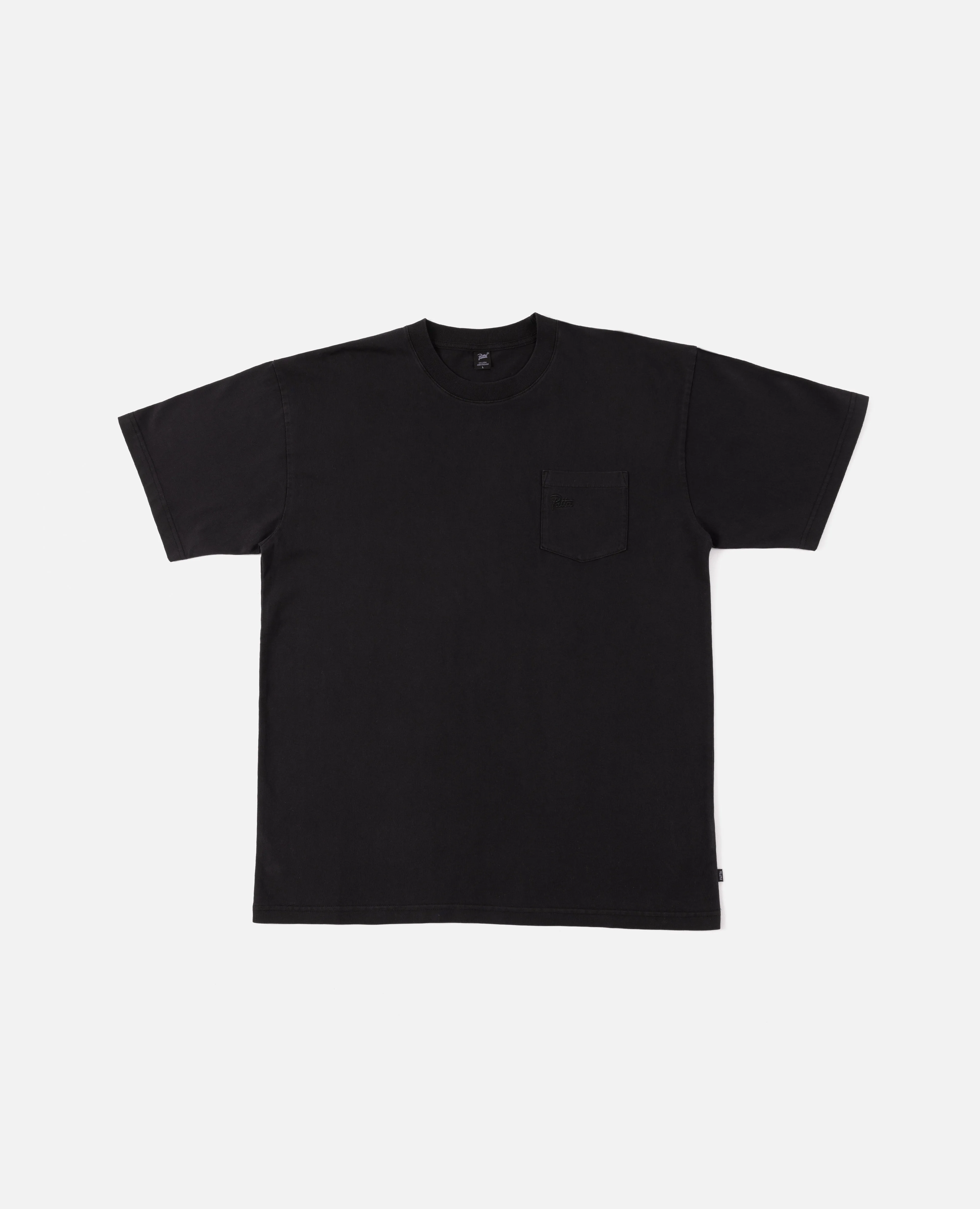 Patta Basic Washed Pocket T-Shirt (Black) sold by Patta