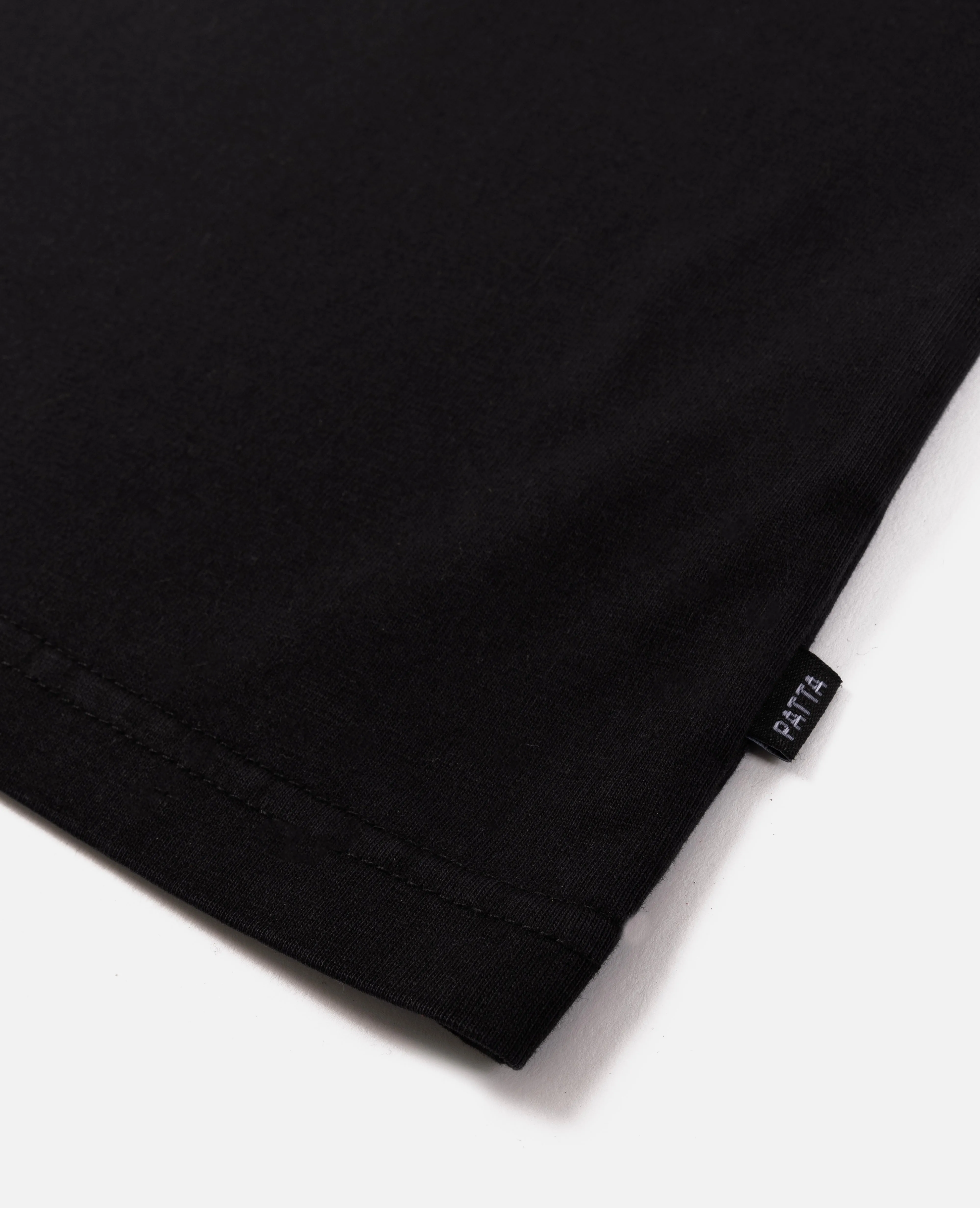 Patta Basic Washed Pocket T-Shirt (Black) sold by Patta product image thumbnail 4