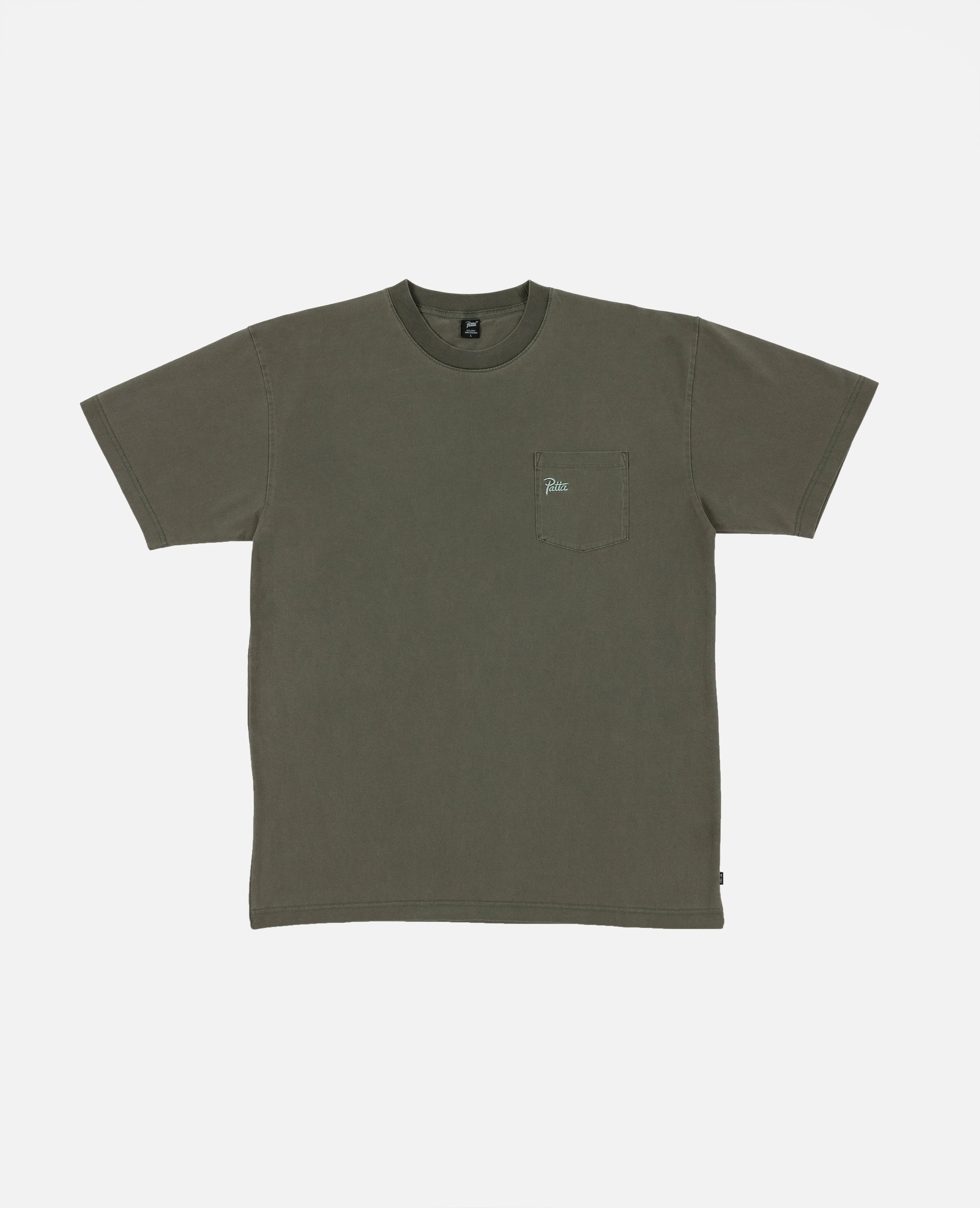 Patta Basic Washed Pocket T-Shirt (Beetle) sold by Patta