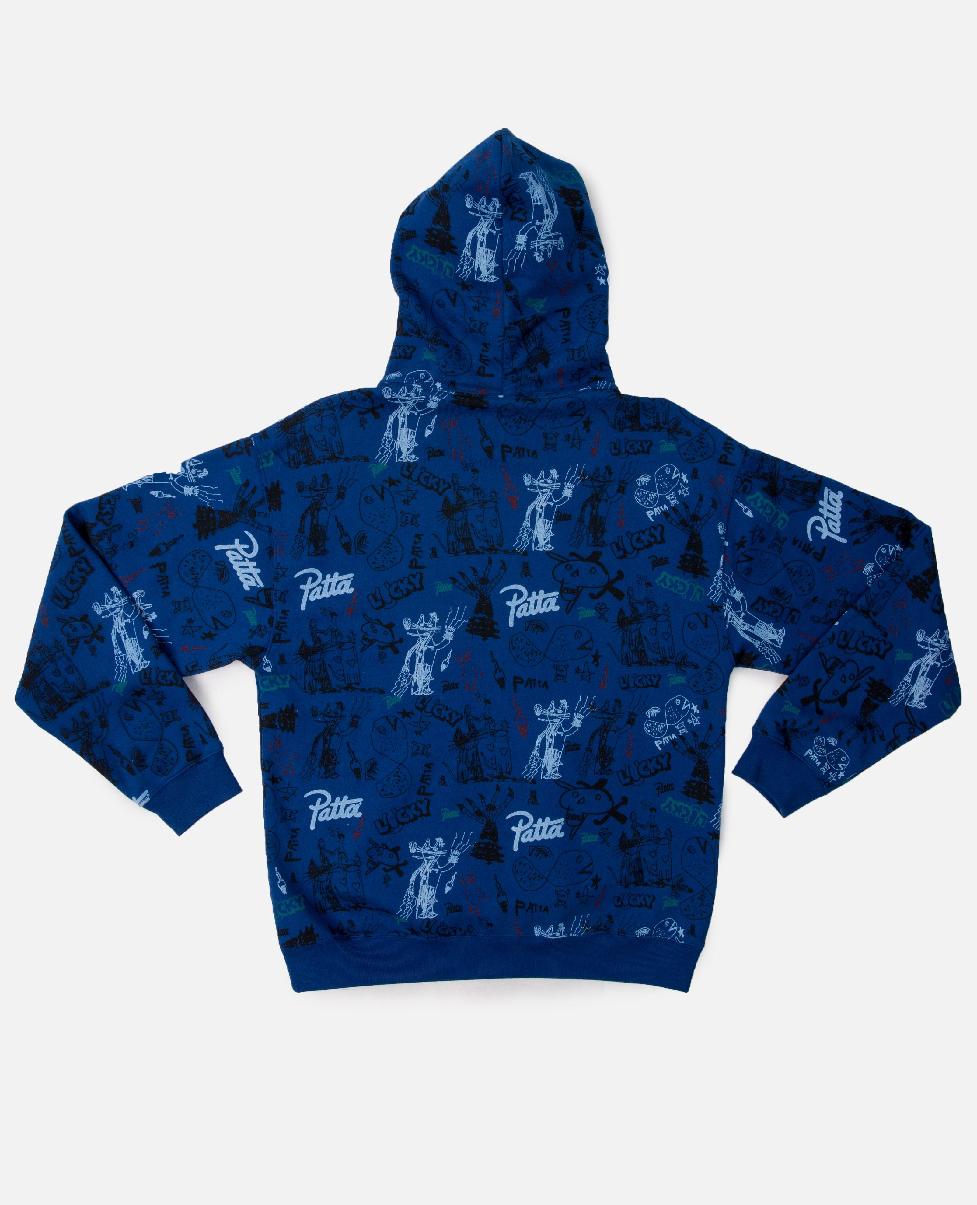 Patta Father & Son Hooded Sweater (Sodalite Blue/Multi) sold by Patta product image thumbnail 8