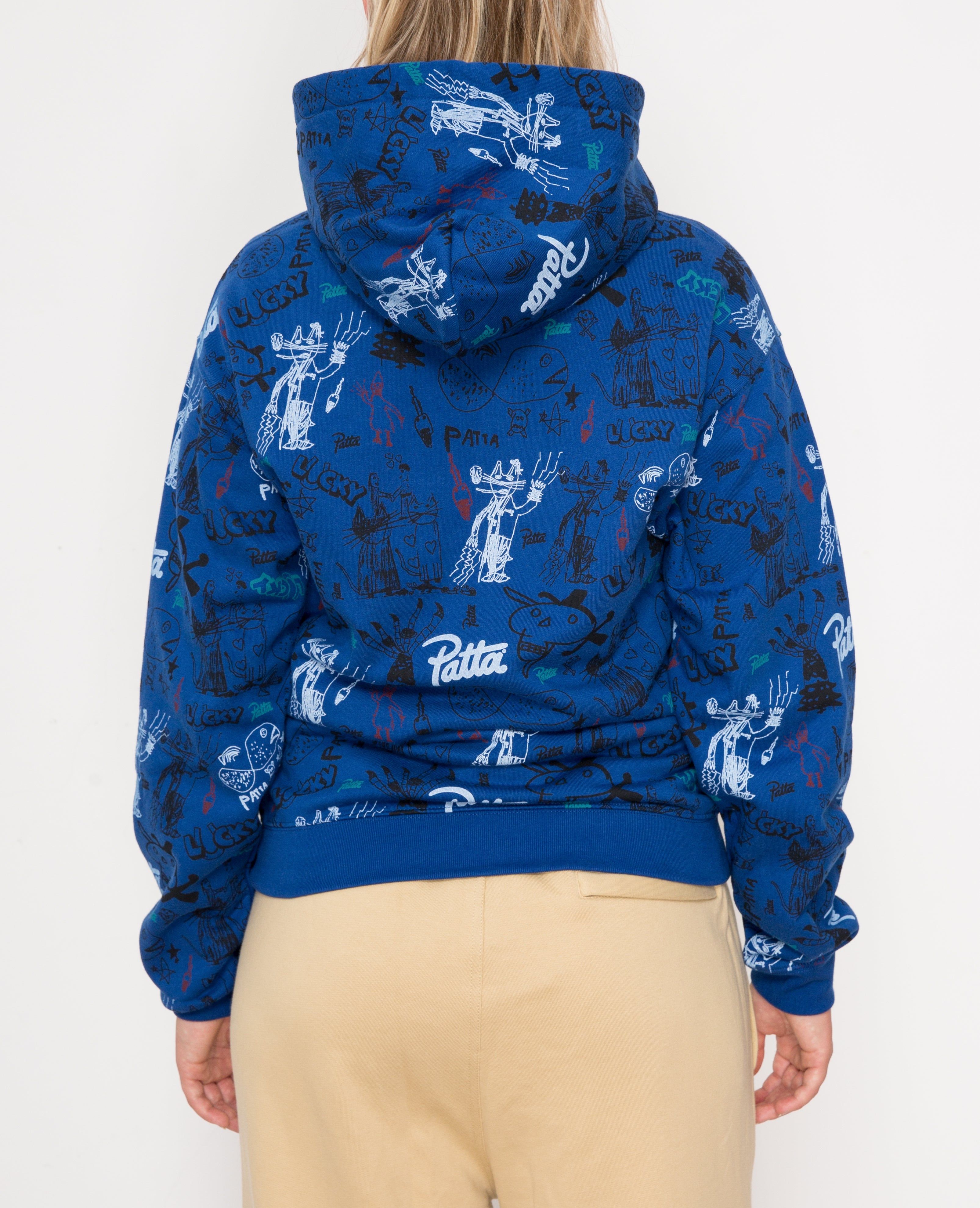 Patta Father & Son Hooded Sweater (Sodalite Blue/Multi) sold by Patta product image thumbnail 12