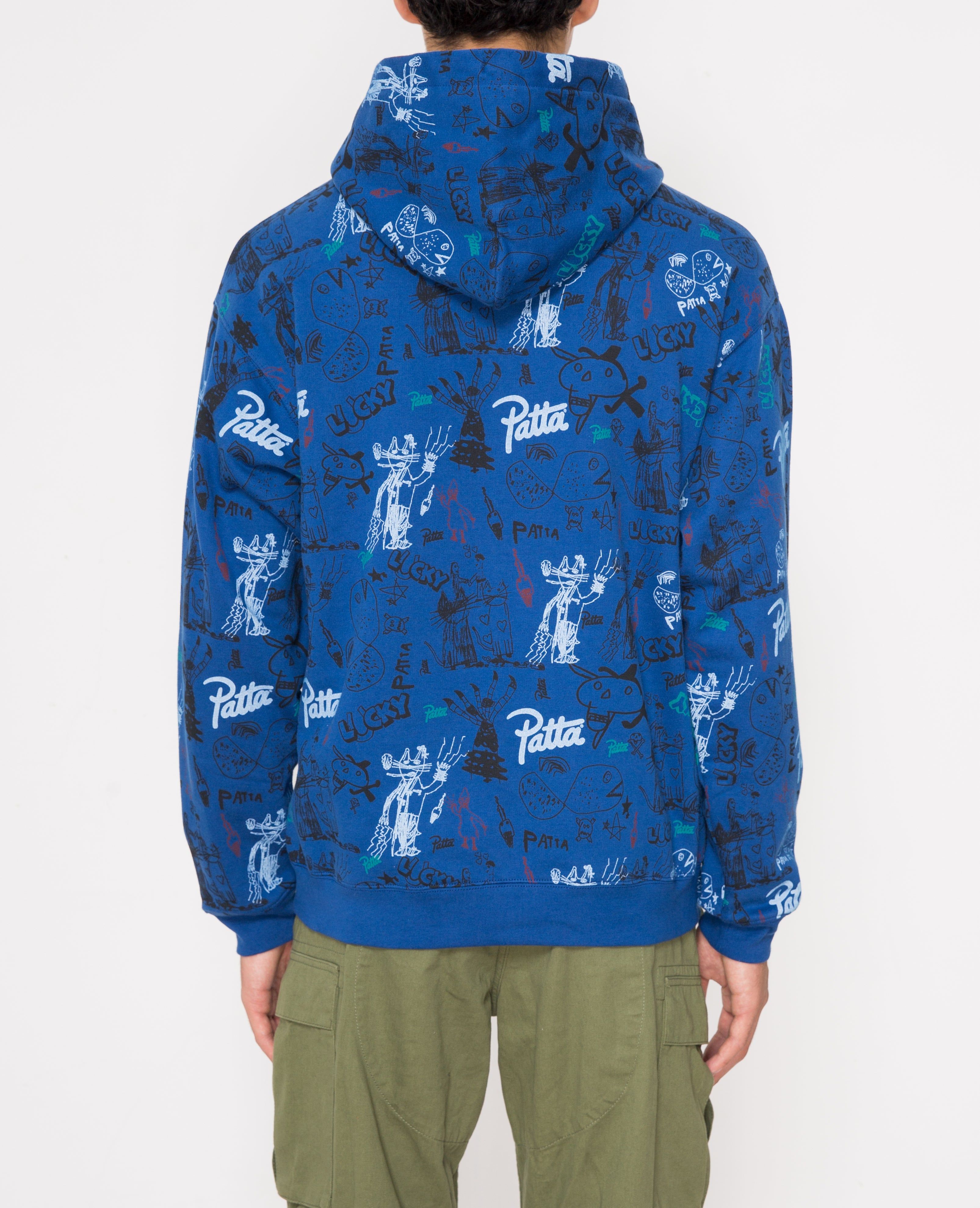 Patta Father & Son Hooded Sweater (Sodalite Blue/Multi) sold by Patta product image thumbnail 7