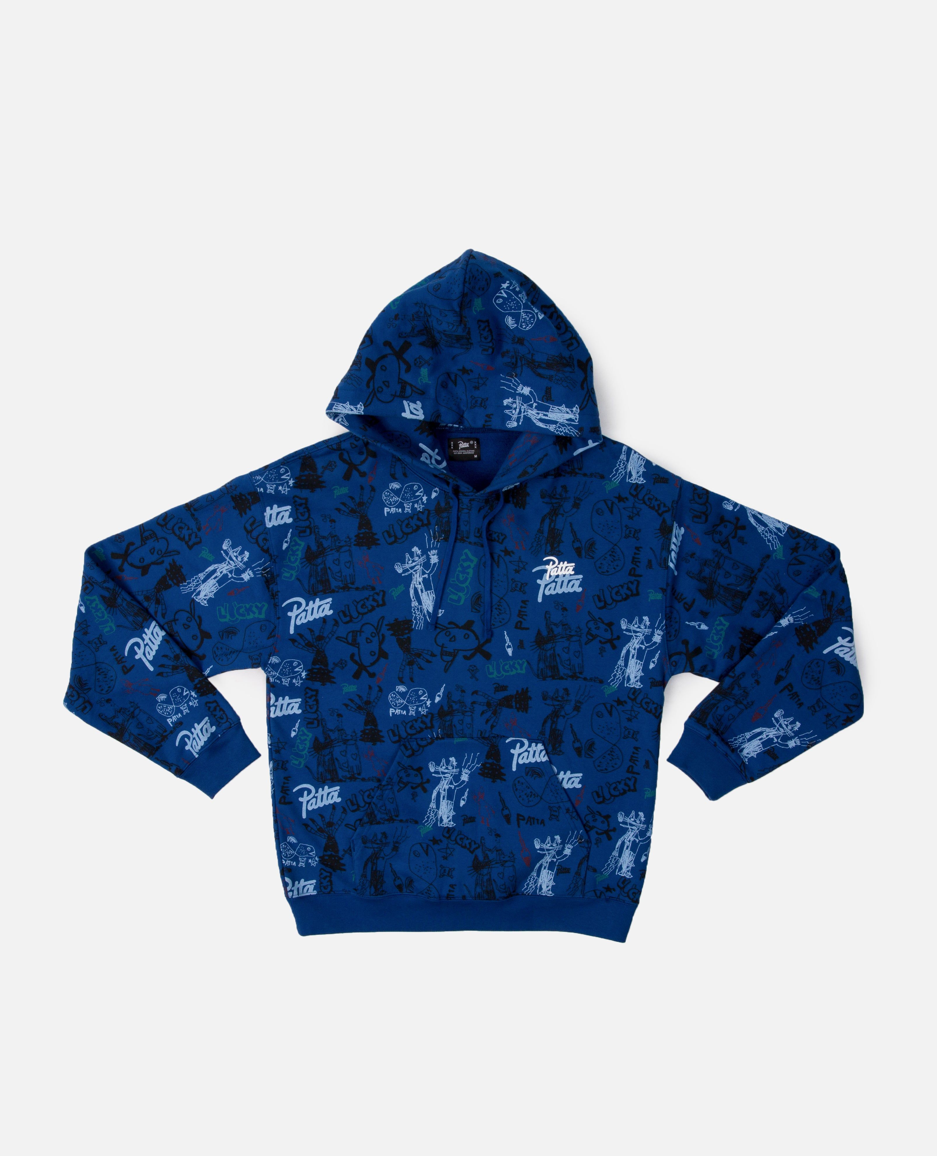 Patta Father & Son Hooded Sweater (Sodalite Blue/Multi) sold by Patta product image thumbnail 2