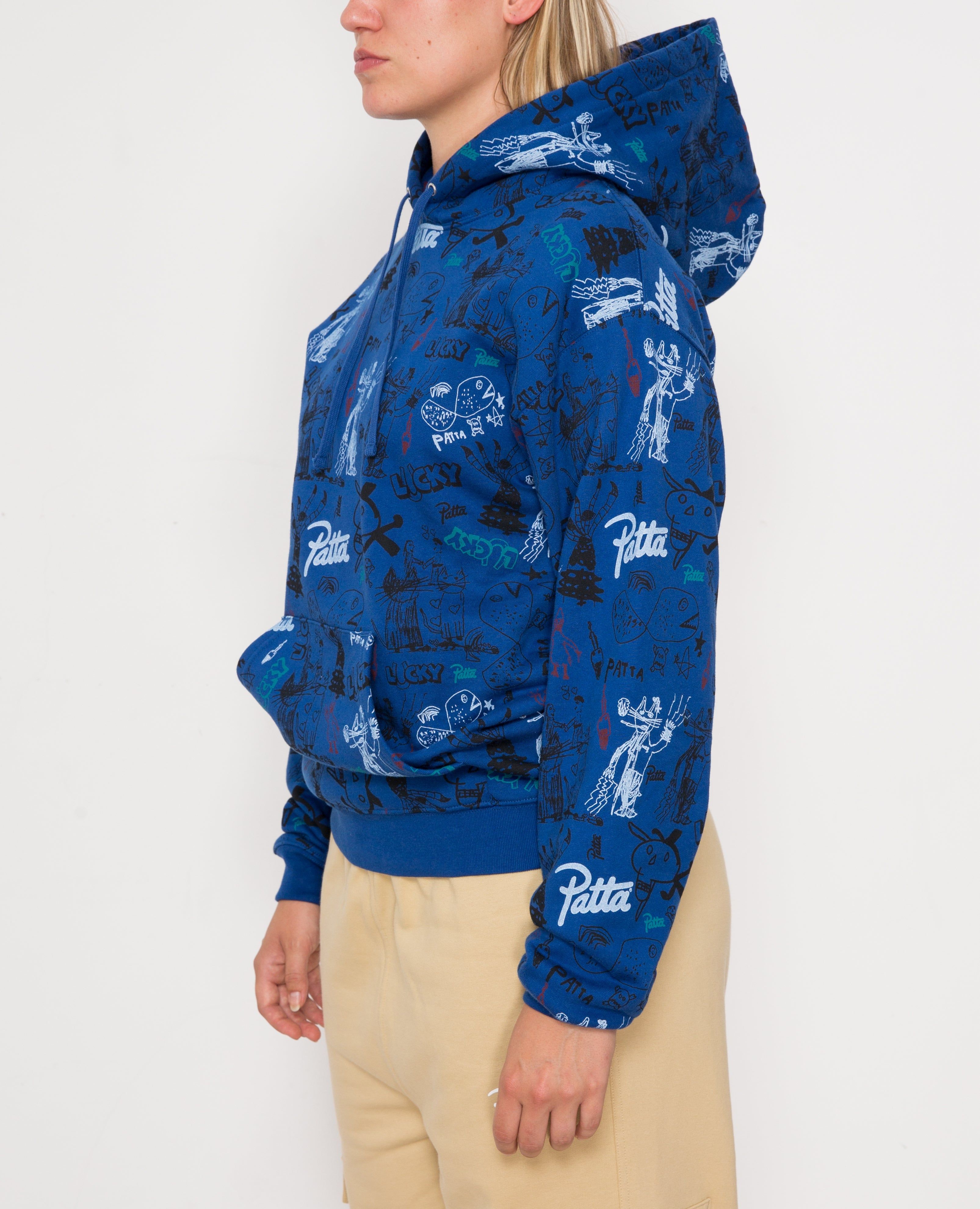 Patta Father & Son Hooded Sweater (Sodalite Blue/Multi) sold by Patta product image thumbnail 11