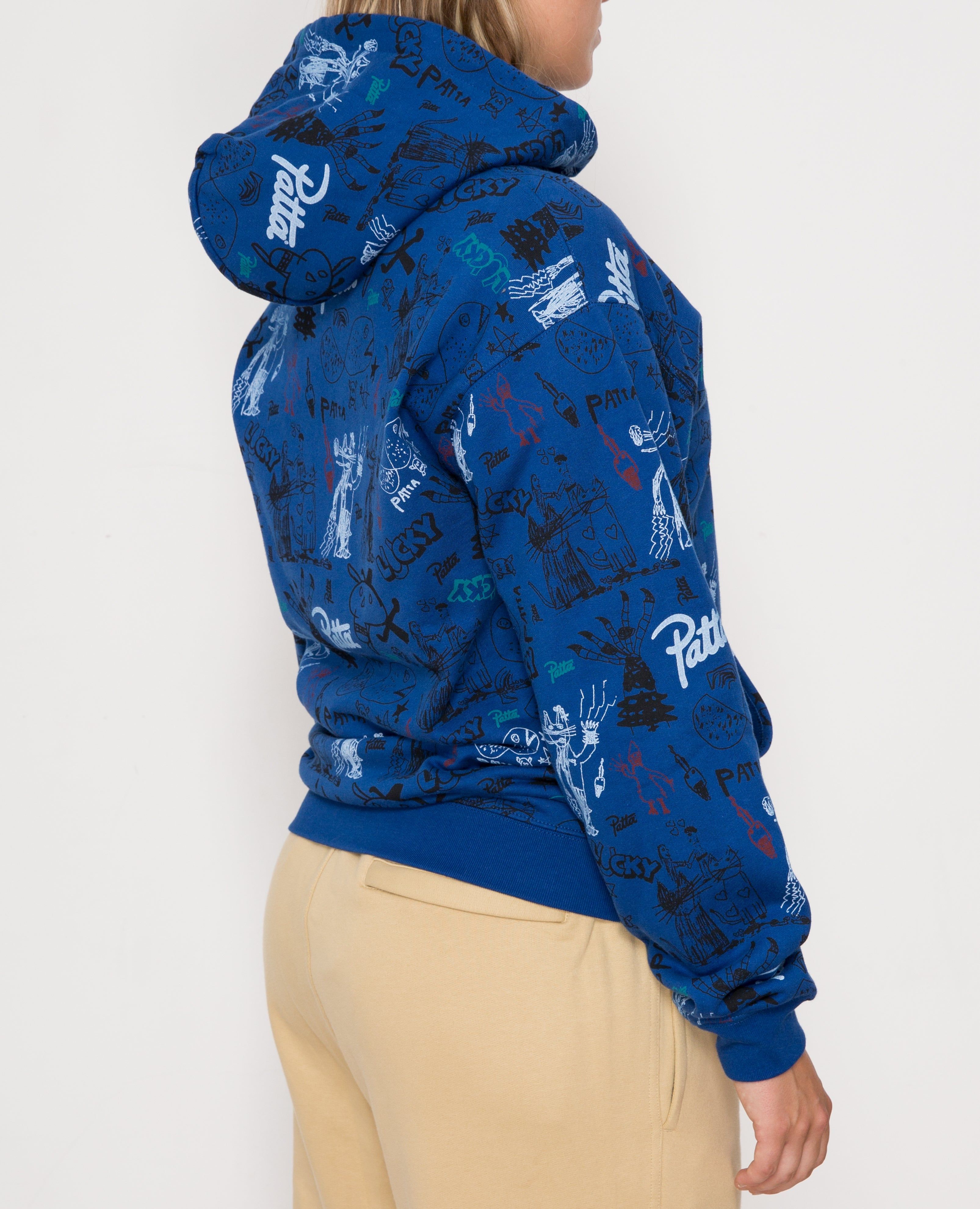 Patta Father & Son Hooded Sweater (Sodalite Blue/Multi) sold by Patta product image thumbnail 10