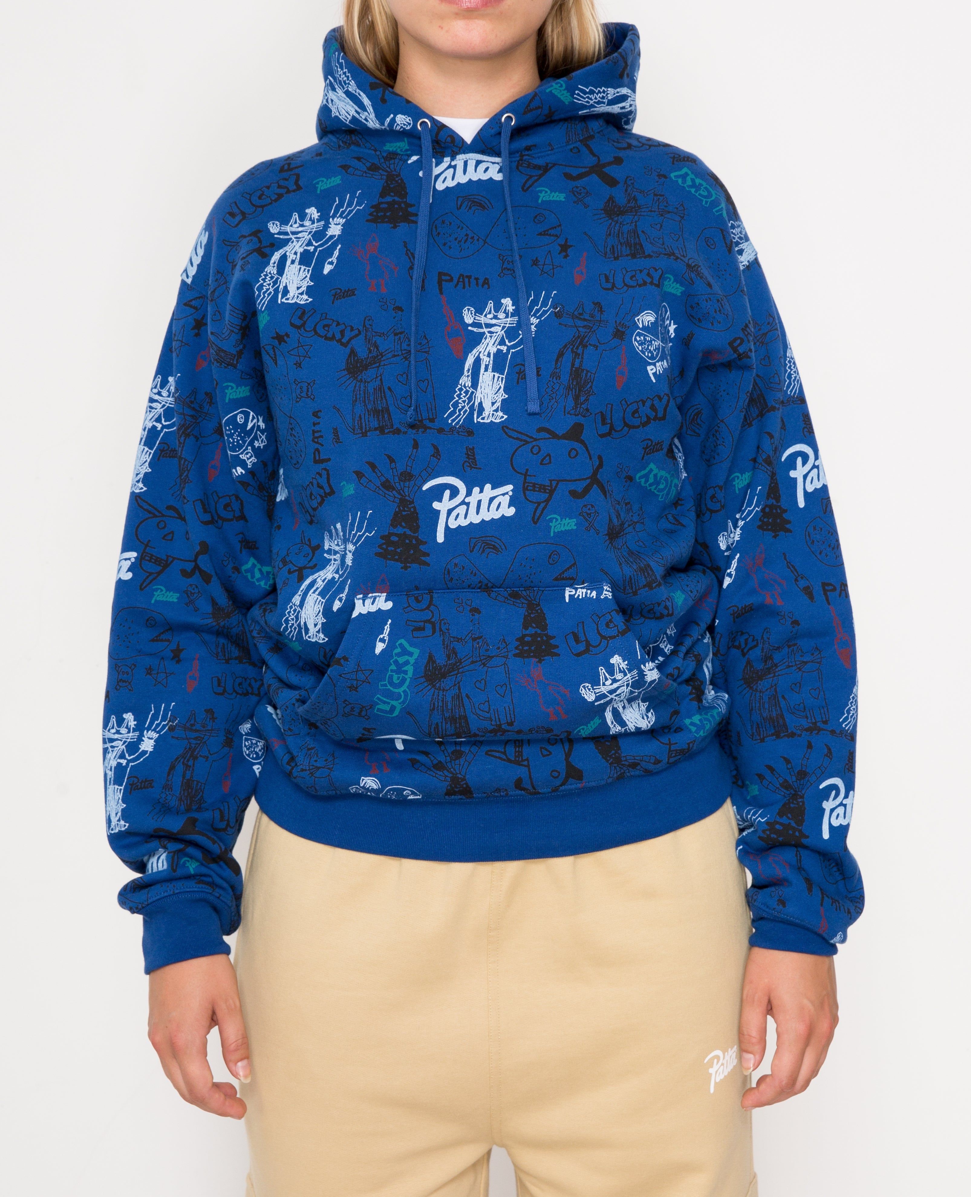 Patta Father & Son Hooded Sweater (Sodalite Blue/Multi) sold by Patta product image thumbnail 9