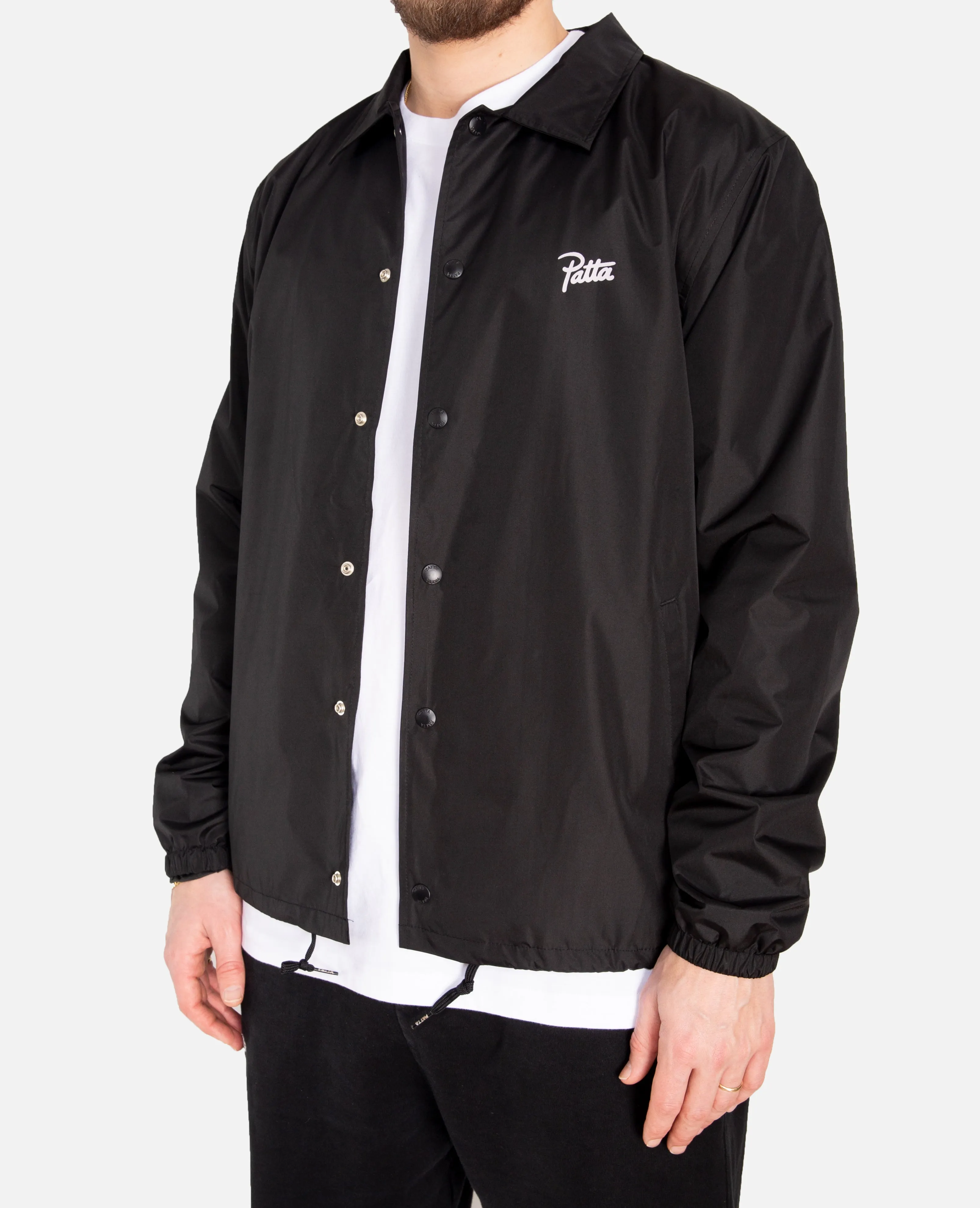 Patta Basic Coach Jacket (Black) sold by Patta product image thumbnail 2