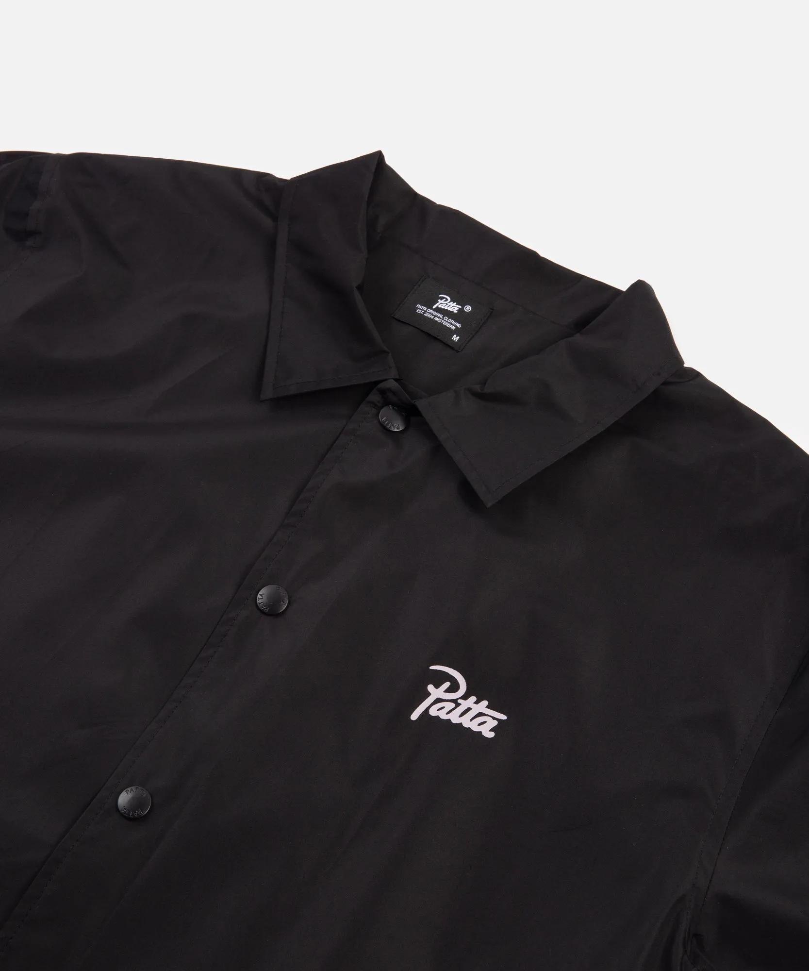 Patta Basic Coach Jacket (Black) sold by Patta product image thumbnail 3