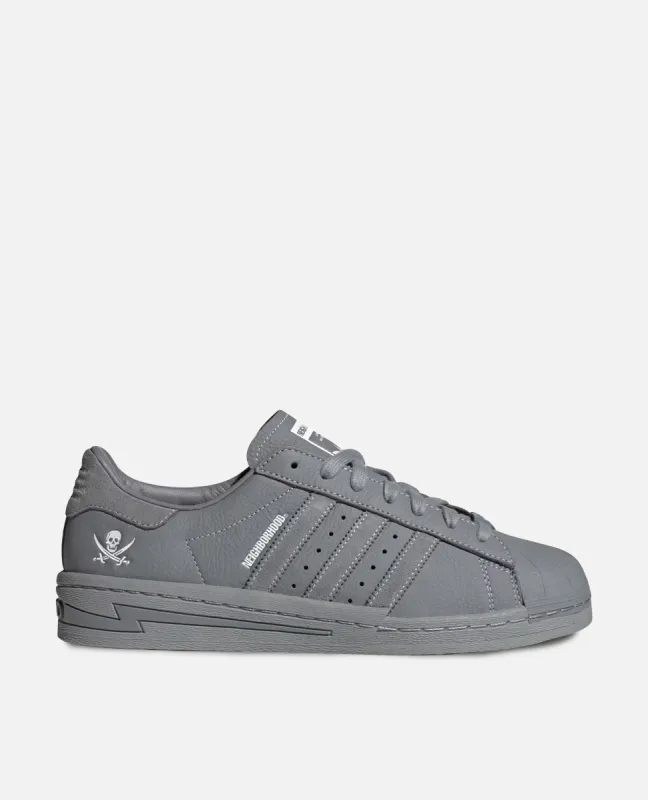 adidas Superstar x Neighborhood (Grey/Grey/CloudWhite) sold by Patta