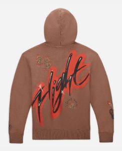 Jordan x Travis Scott Hoodie Brown sold by Patta