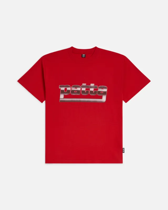 Patta Metal T-Shirt (Haute Red) sold by Patta