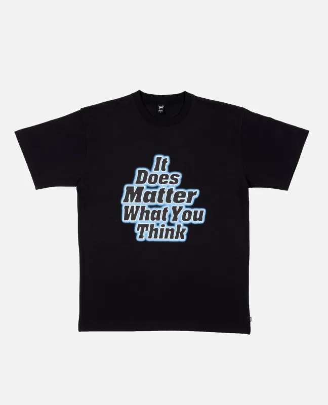 Patta It Does Matter What You Think T-Shirt (Black) sold by Patta