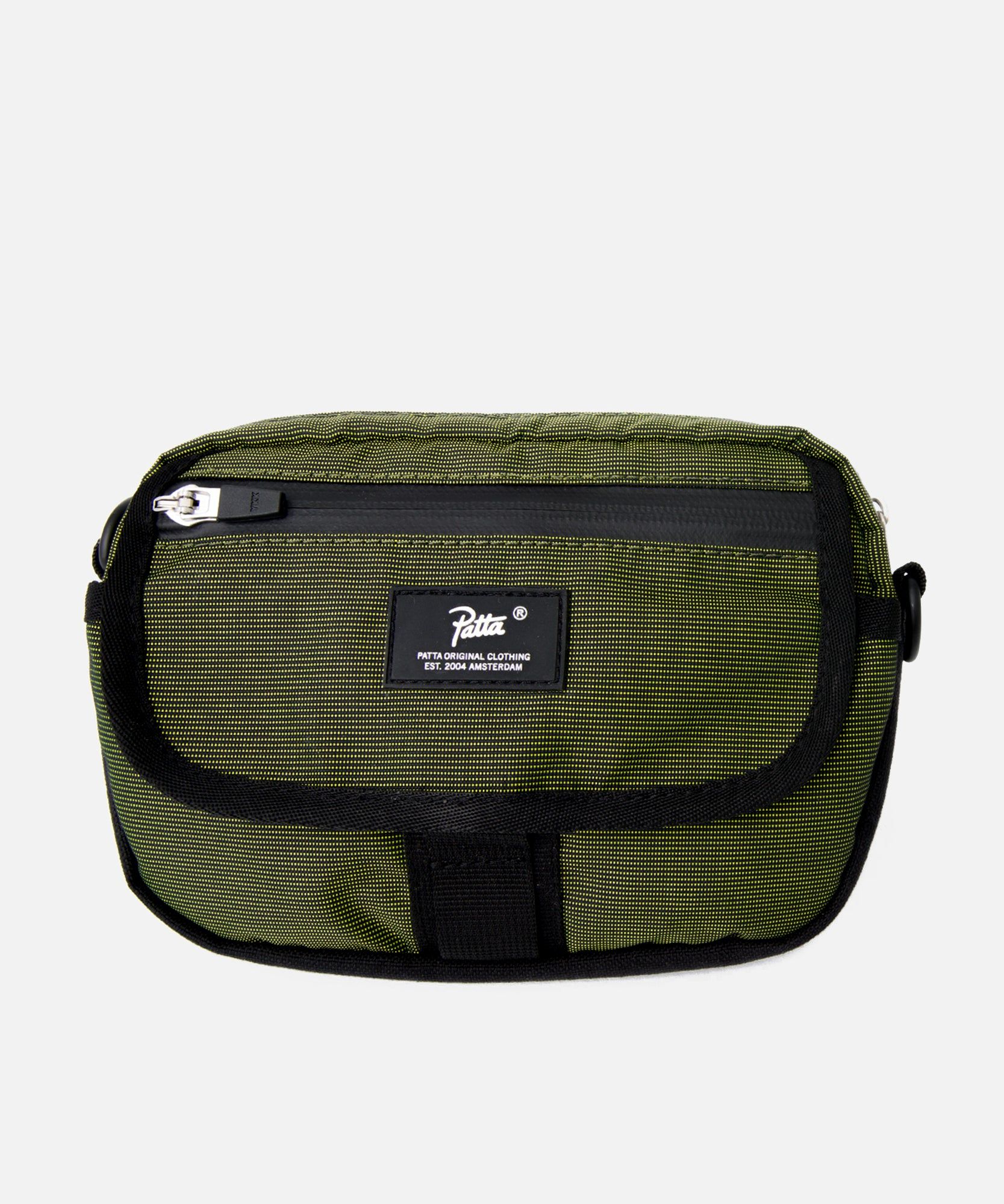Patta Hi-Vis Cross Body Bag (Black/Safety Yellow) Parallel