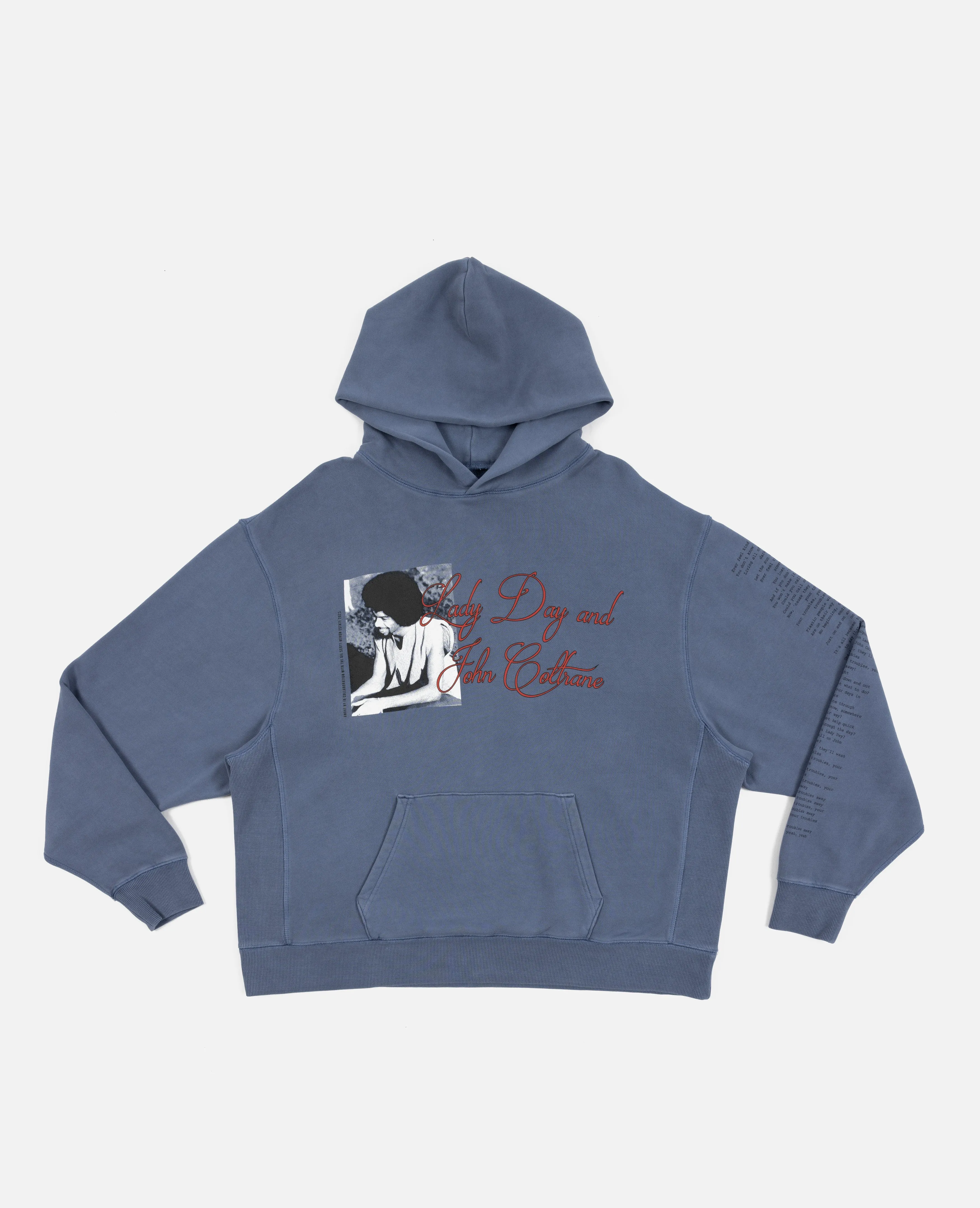 Awake NY X Gil Scott Heron Hoodie (Slate Blue) sold by Patta