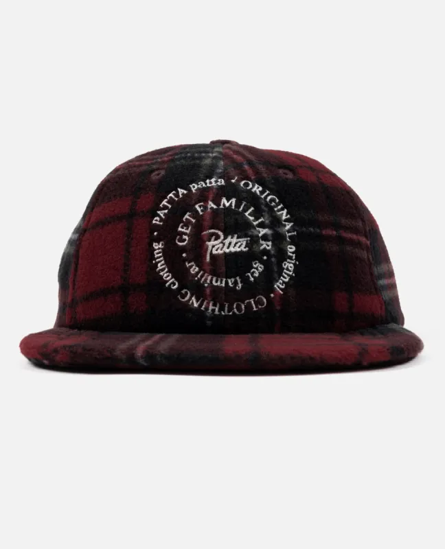 Patta Tartan Polar Fleece Cap (Multi/Biking Red) sold by Patta