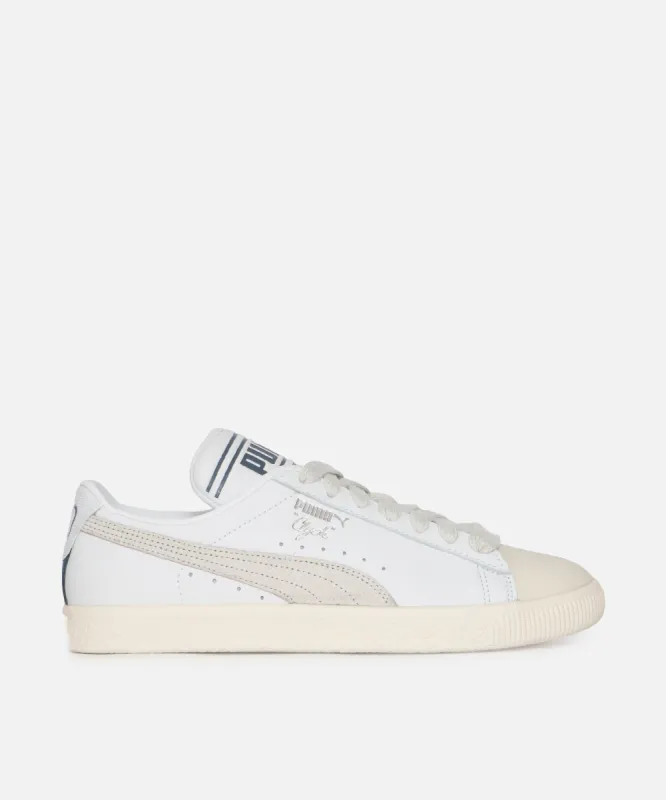 Puma Clyde Q3 Rhuigi (Pristine-Sedate Gray-PUMA White) sold by Patta