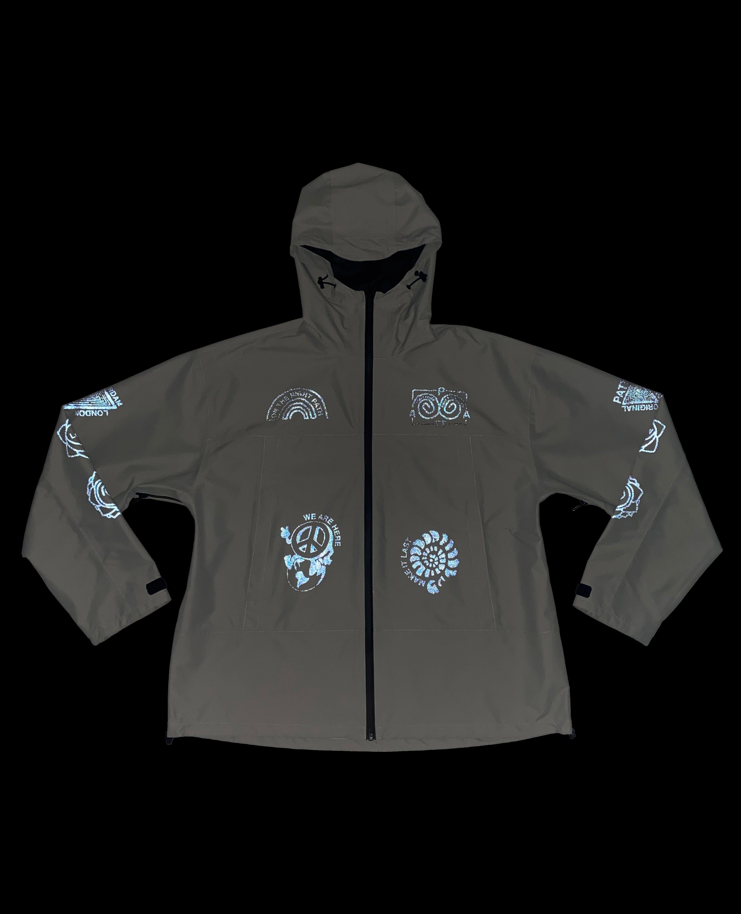 Patta Waterproof Reflective Shell Jacket (Flint Gray) sold by Patta product image thumbnail 3