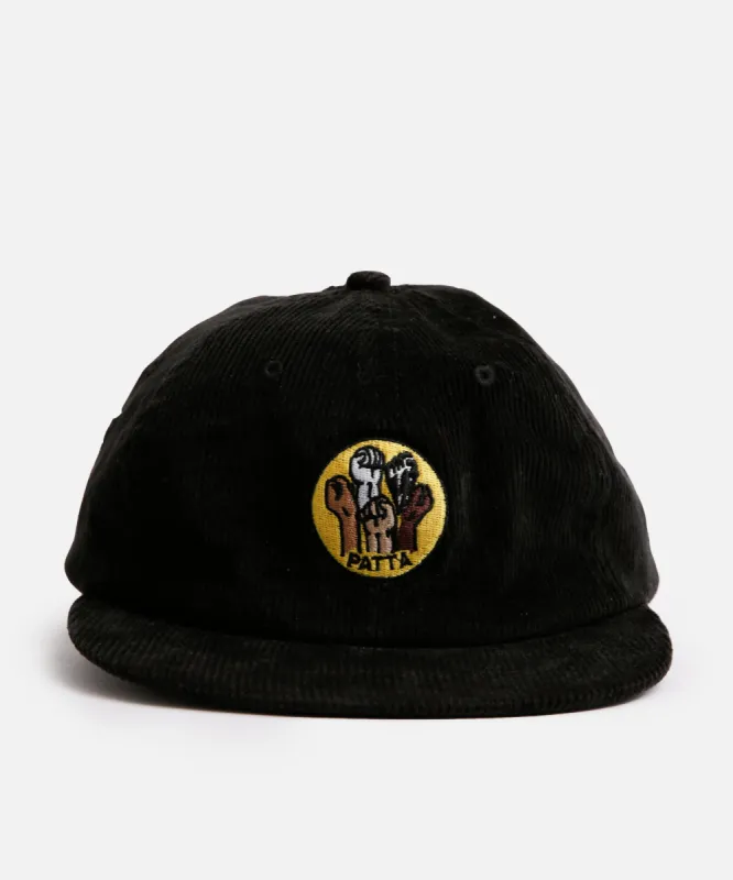 Patta Fist Corduroy Sport Cap (Black) sold by Patta