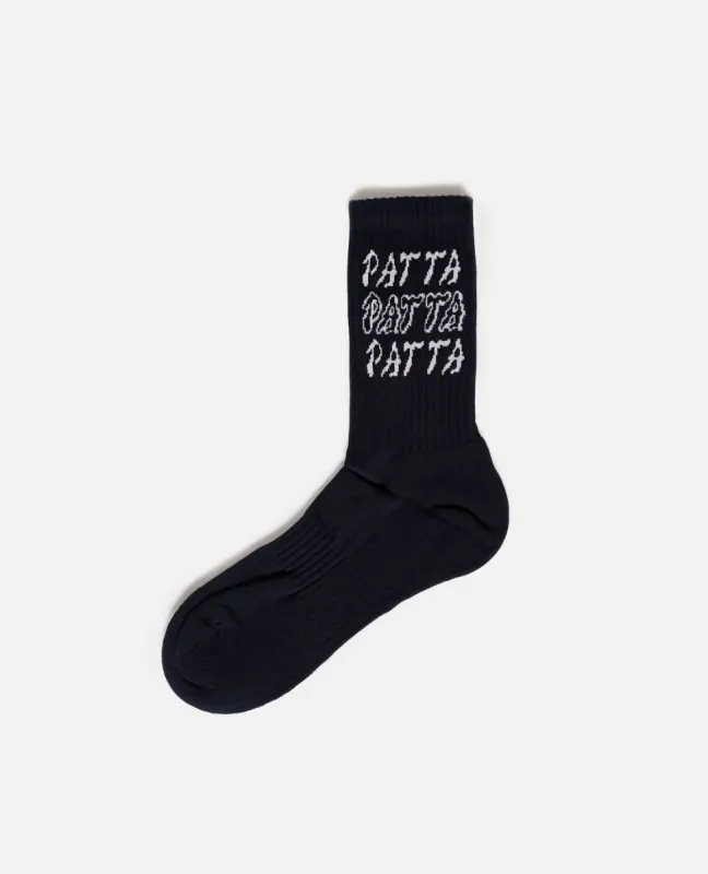 Patta Shaky Sports Socks (Evening Blue) sold by Patta