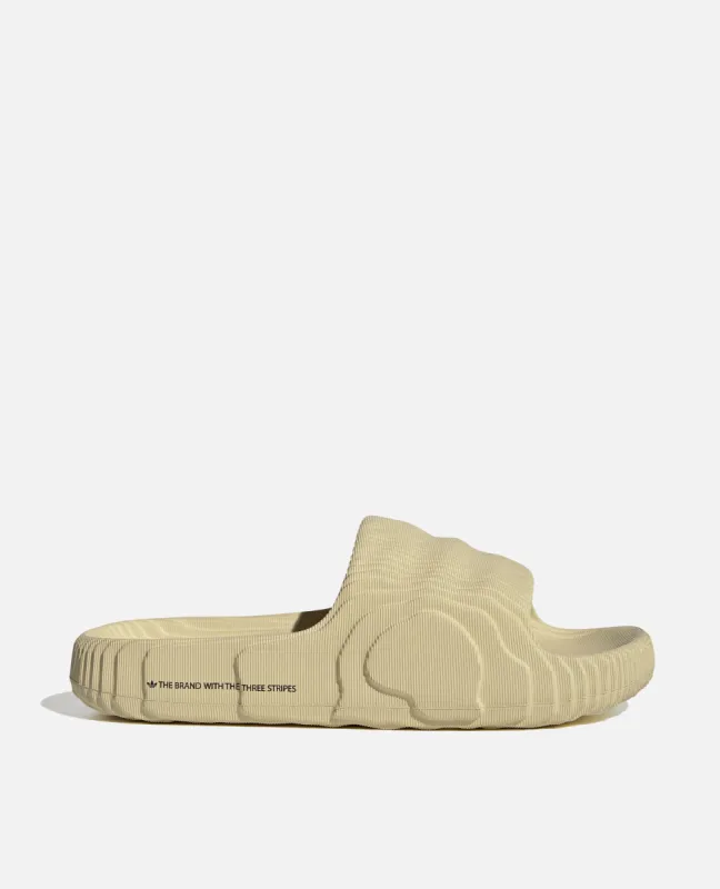 Adidas Adilette 22 (St Desert Sand/St Desert Sand/St Desert Sand) sold by Patta