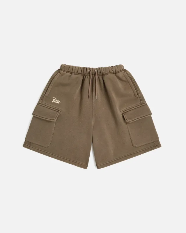 Patta Classic Washed Cargo Jogging Shorts (Morel) sold by Patta
