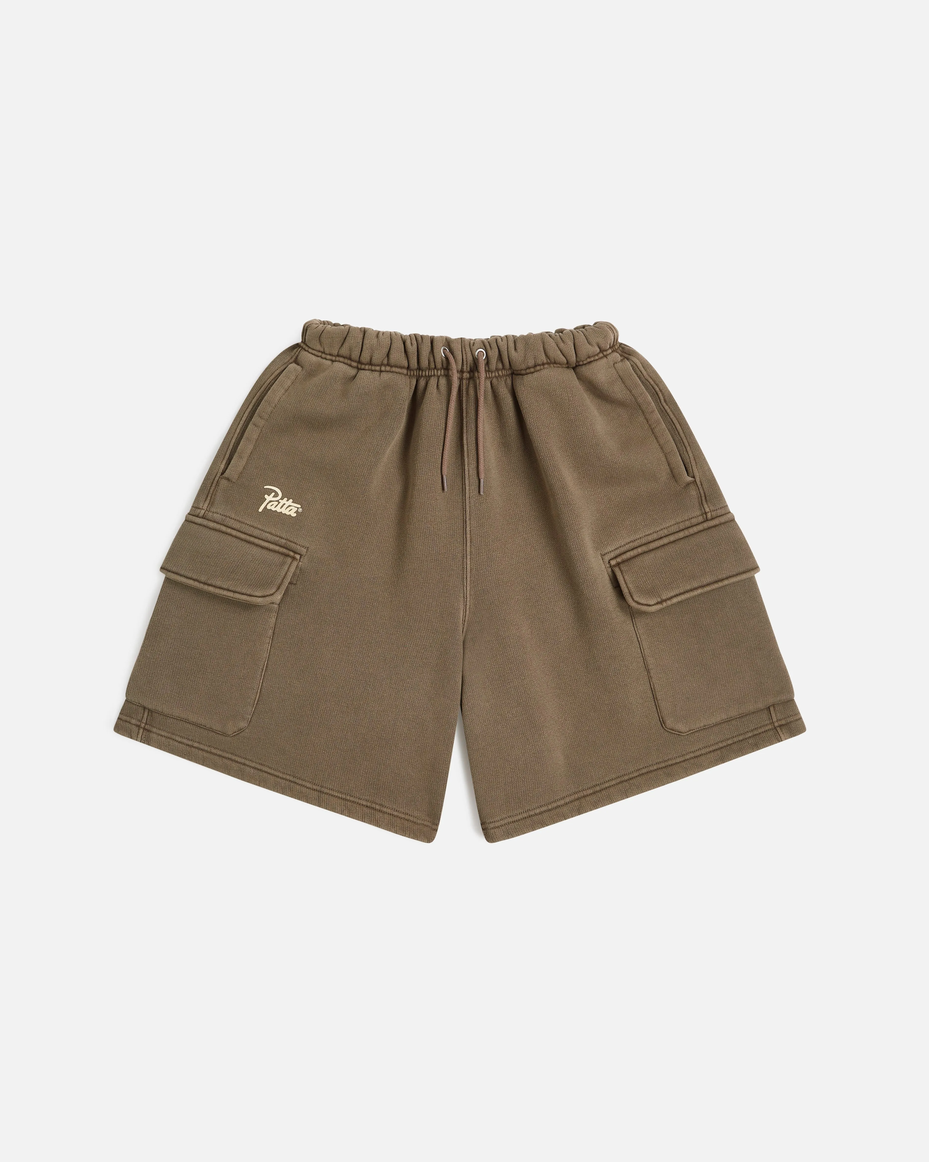 Patta Classic Washed Cargo Jogging Shorts (Morel) sold by Patta