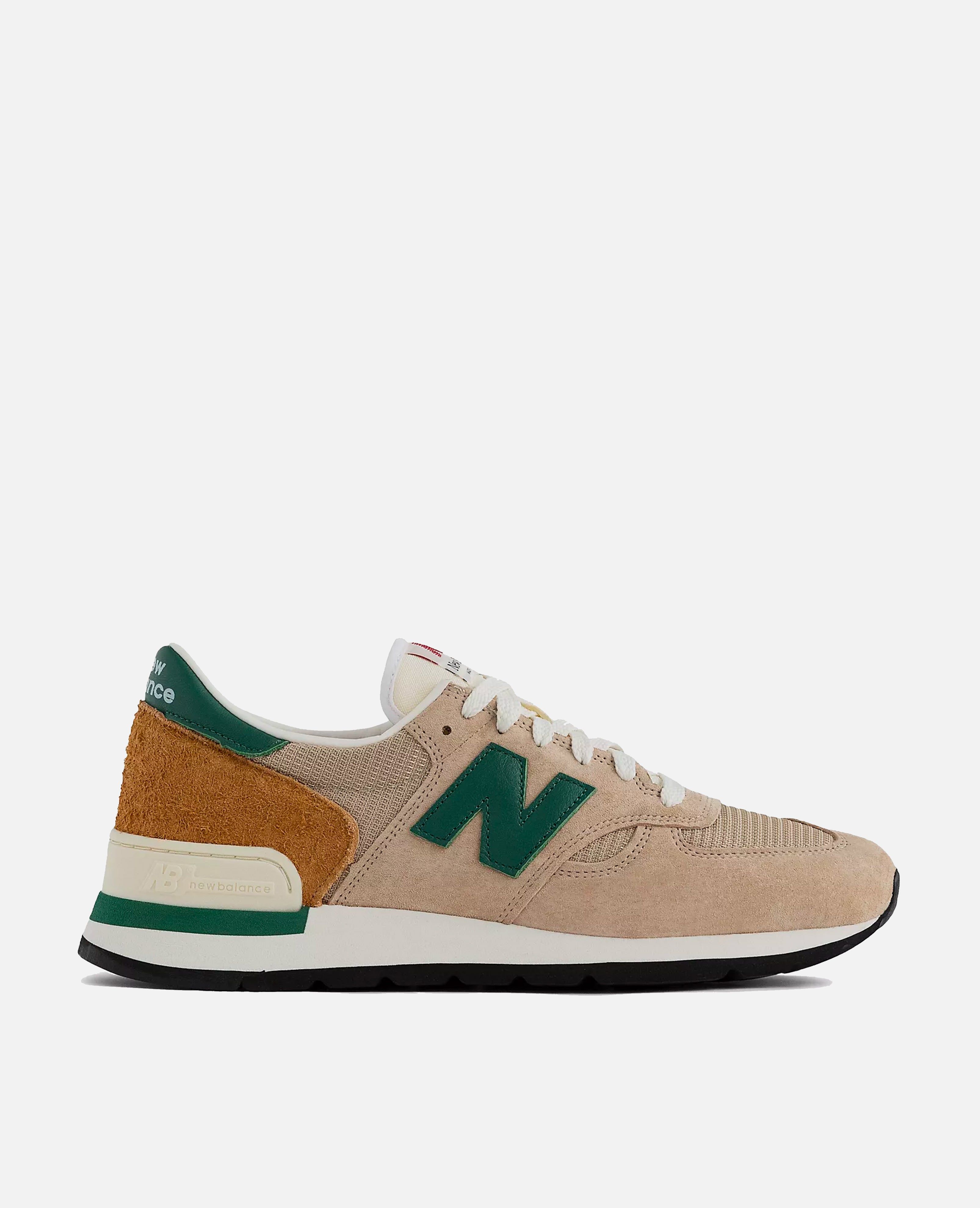 New Balance M990TG1 (Tan with green) sold by Patta