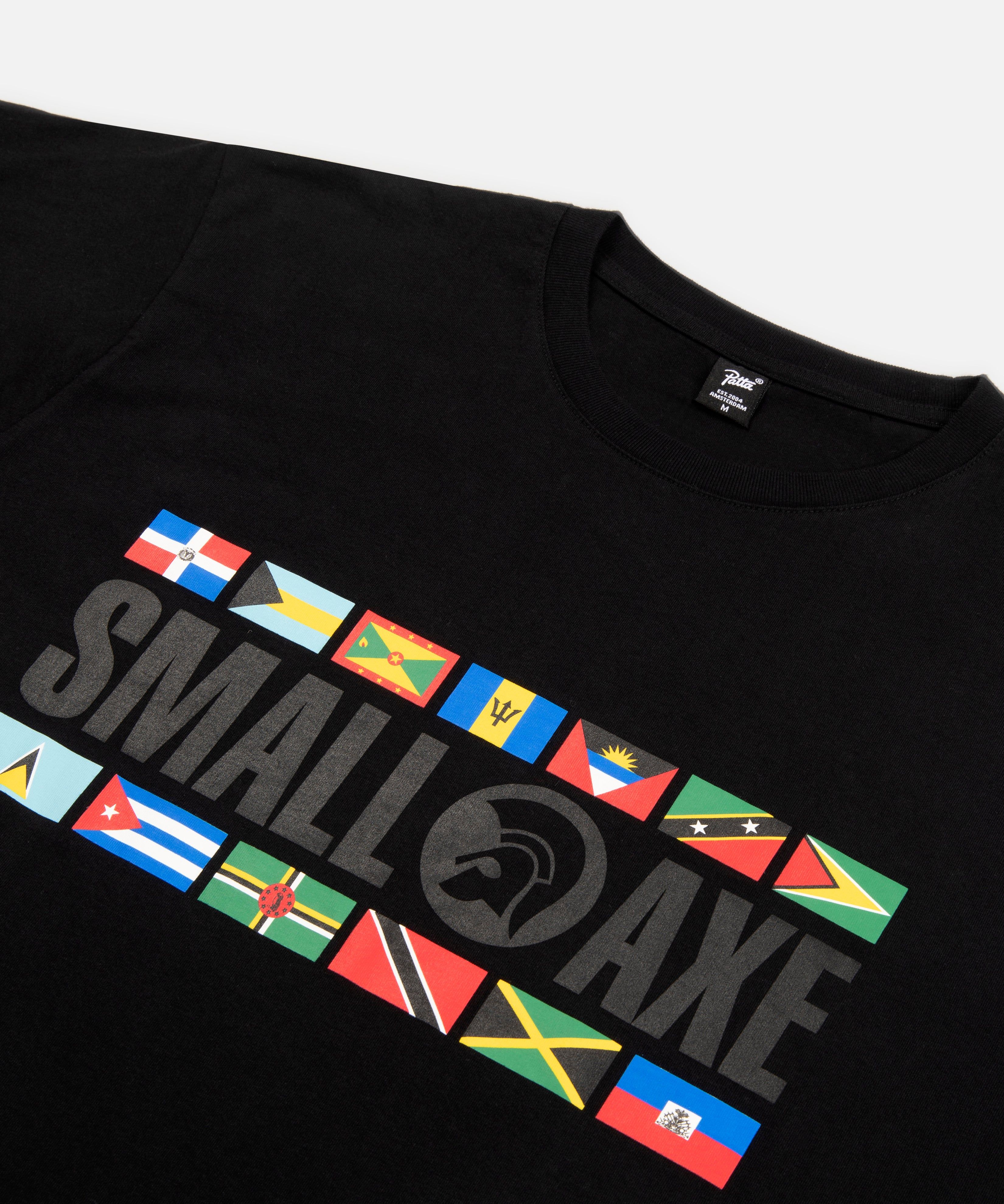 Patta x Small Axe Flag T-Shirt (Black) sold by Patta product image thumbnail 3