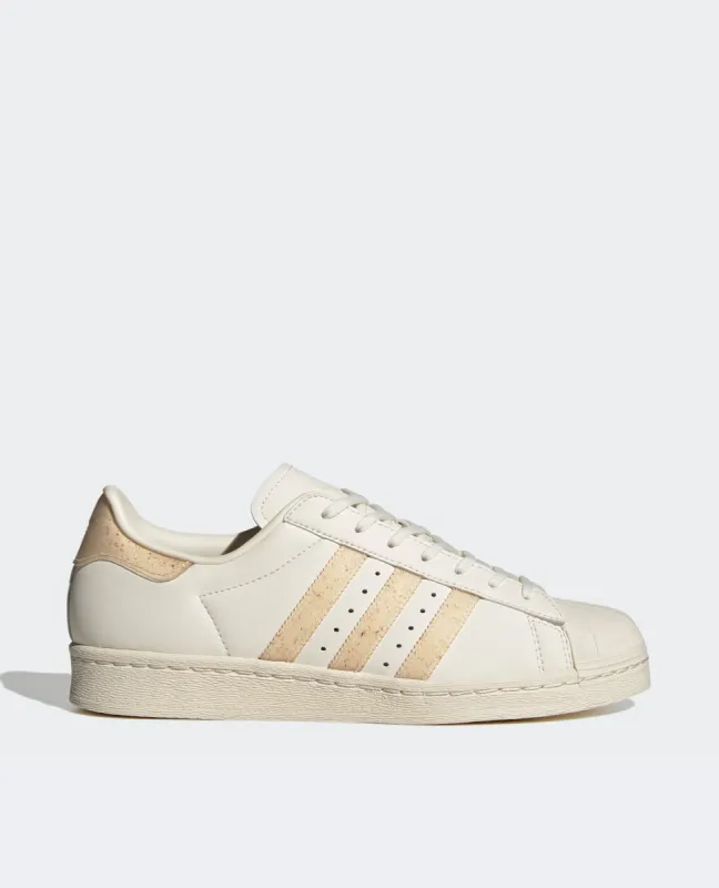 Adidas Superstar 82 (Cloud White/Cloud White/Chalk White) sold by Patta