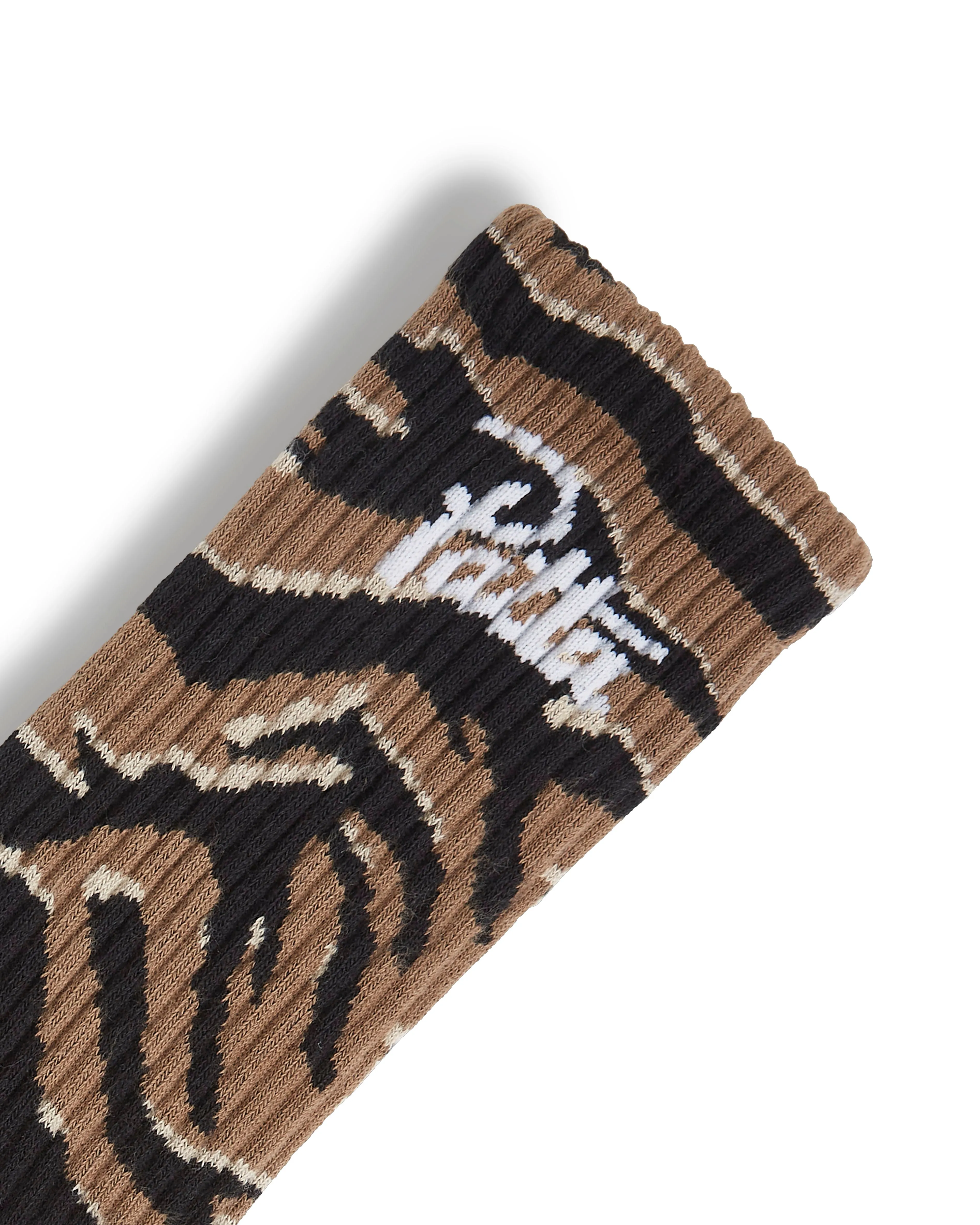 Patta Tiger Stripe Script Logo Sport Socks (Tiger Stripe Camo) sold by Patta product image thumbnail 2
