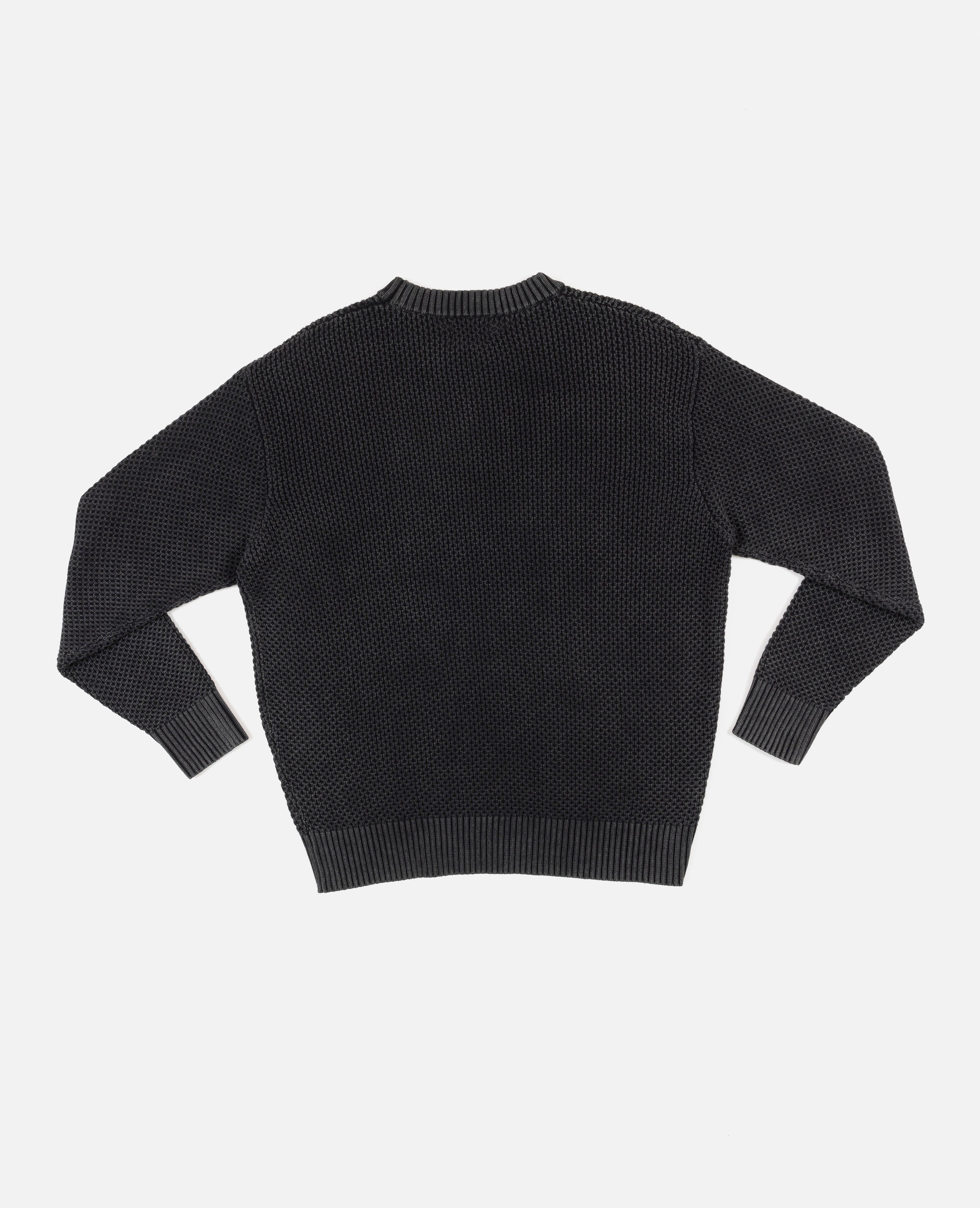 Patta Honeycomb Knitted Sweater (Washed Black) sold by Patta product image thumbnail 5