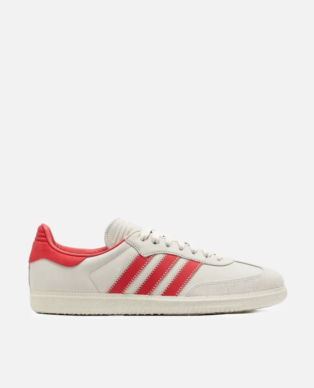adidas Originals x Pharrell Williams Humanrace Samba (Glory Red/Aluminun/Aluminun) sold by Patta