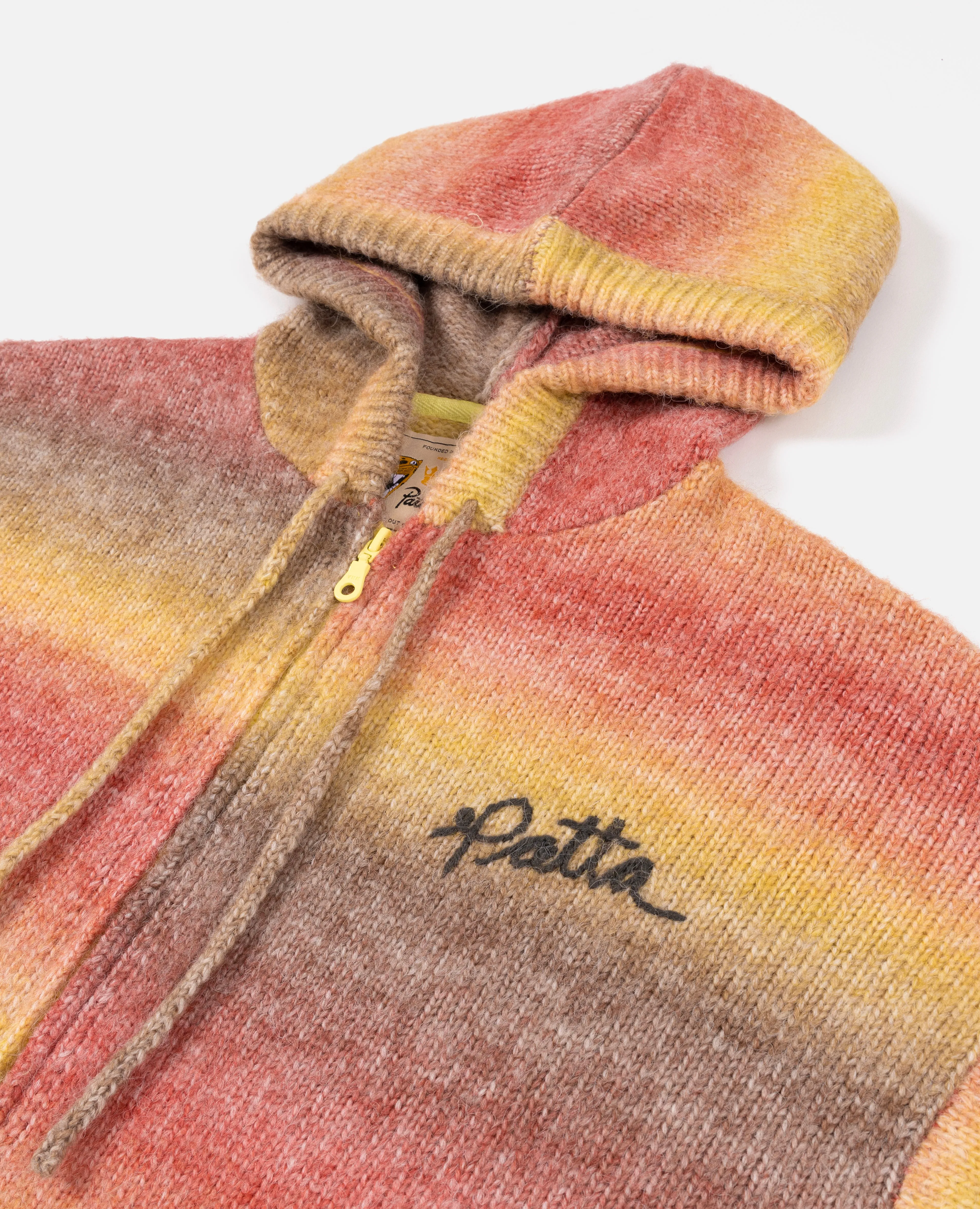 Patta Rainbow Knitted Hooded Sweater (Rainbow) sold by Patta product image thumbnail 4