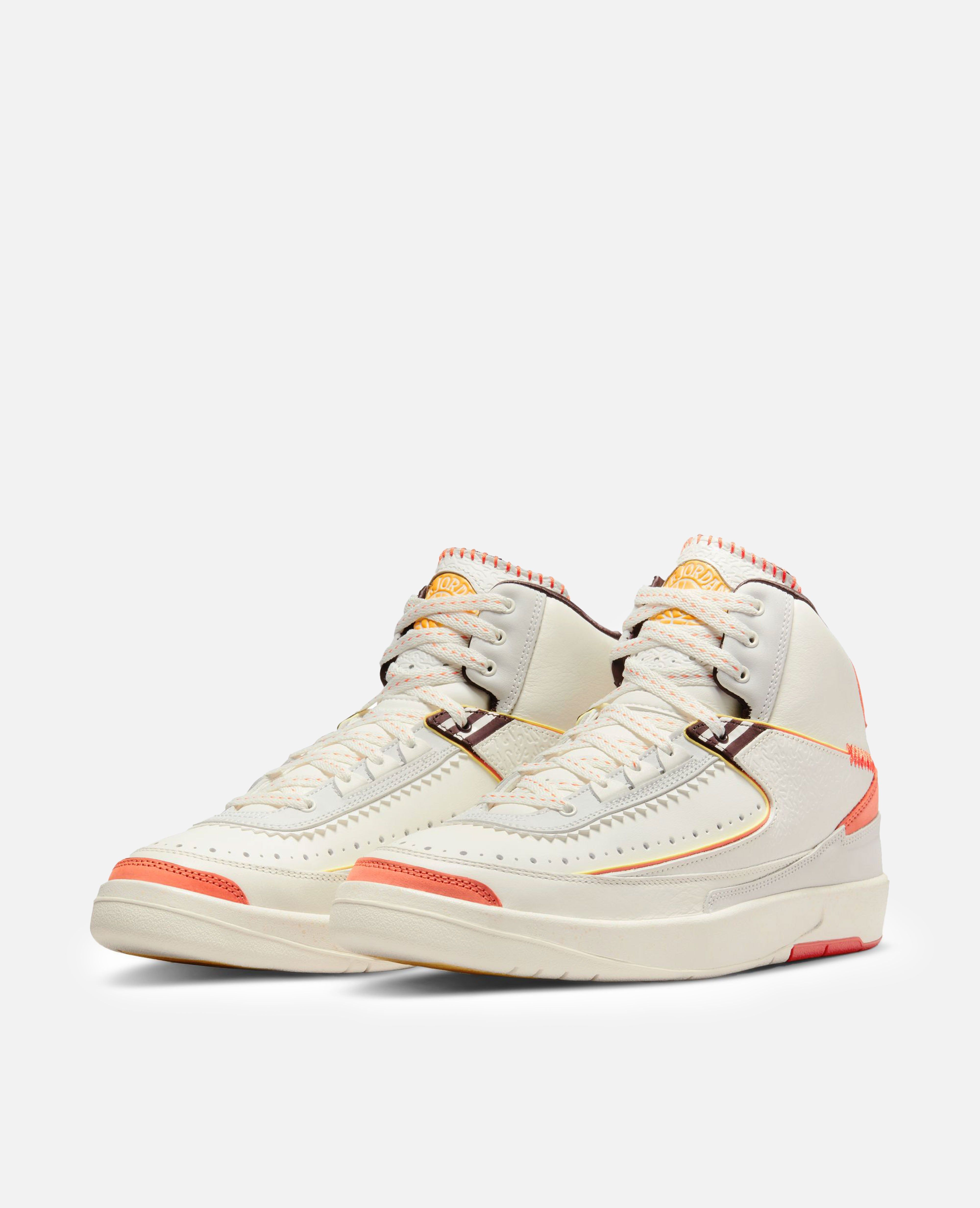 Air Jordan 2 Retro Sp (Sail/Citron Pulse-Orange-Cinnamon) sold by Patta product image thumbnail 2