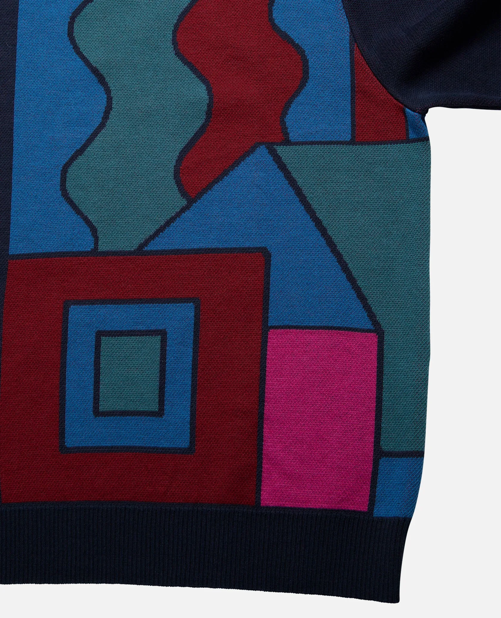 byParra Blocked Landscape Knitted Pullover (Navy) sold by Patta product image thumbnail 4