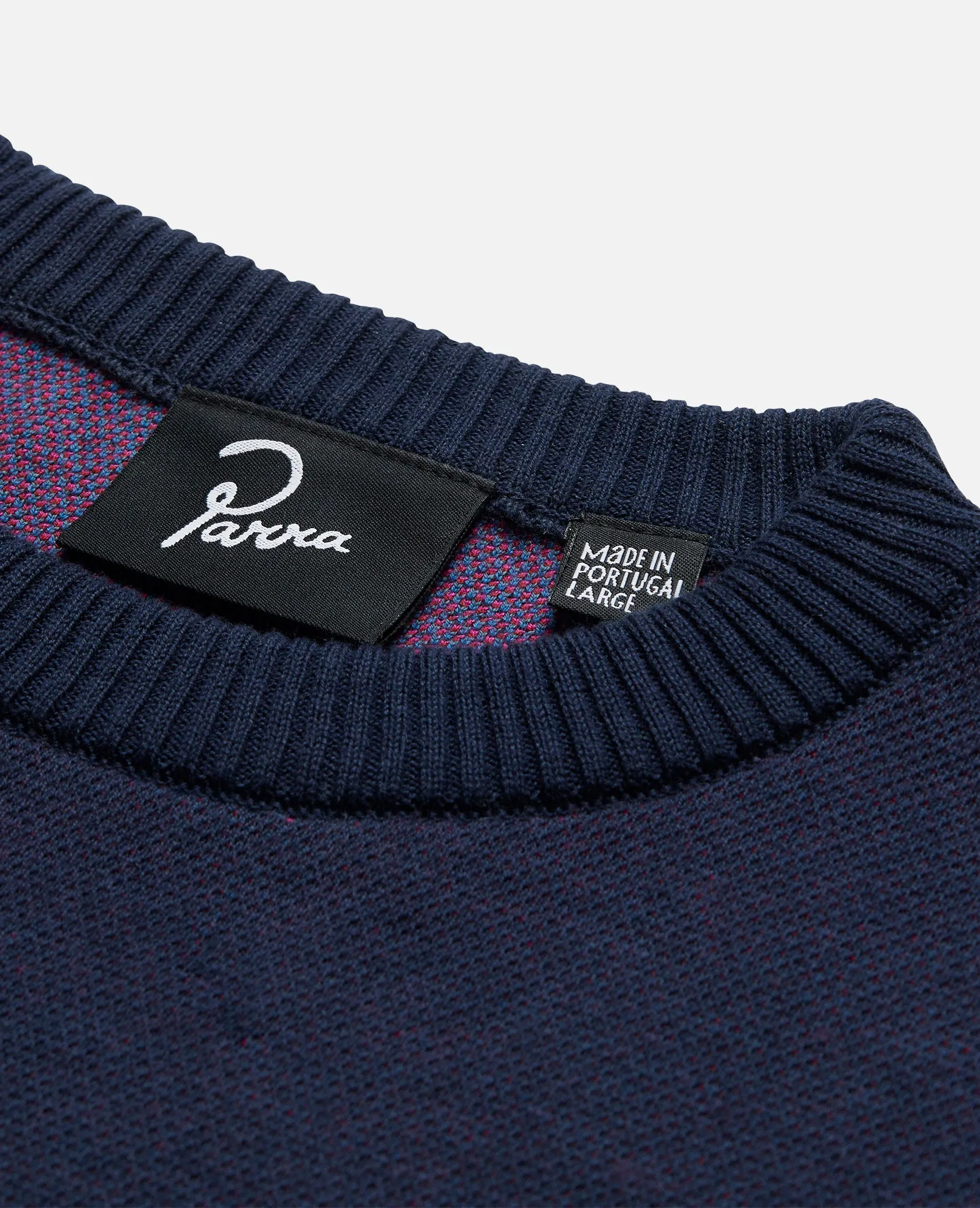 byParra Blocked Landscape Knitted Pullover (Navy) sold by Patta product image thumbnail 5