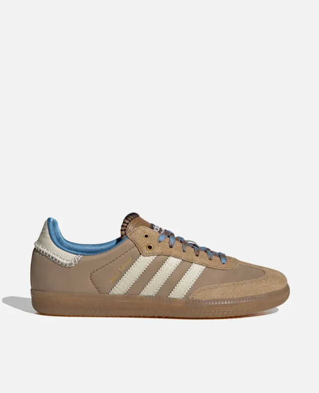adidas Wales Bonner x Samba Nylon 'Desert White'(Blue/Wonder White /Ash Blue) sold by Patta