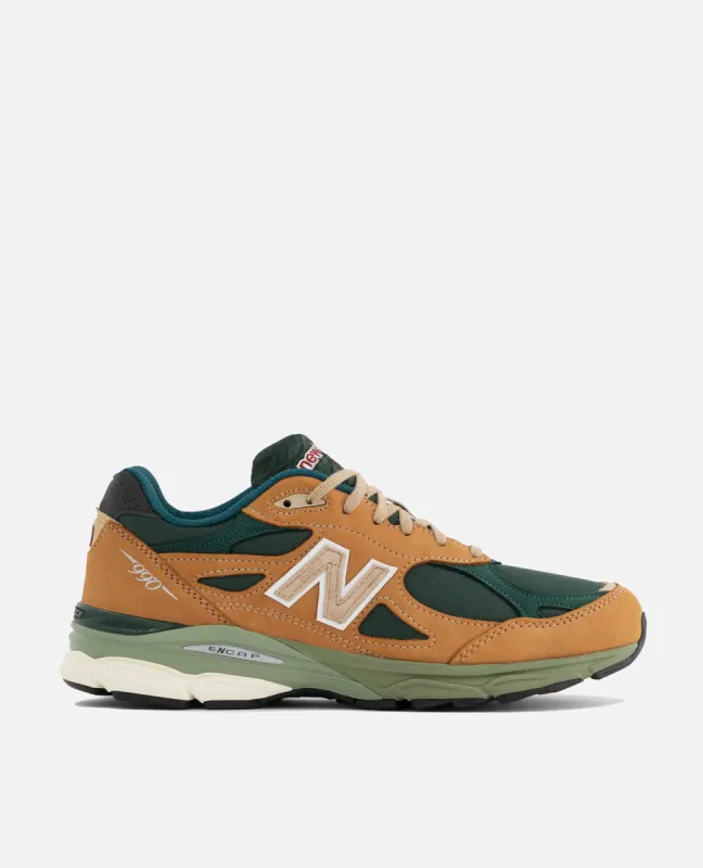 New Balance M990WG3 (Tan/Green) sold by Patta