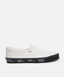 Vans x WTAPS UA OG Classic Slip-On LX (GPS/White/Black) sold by Patta