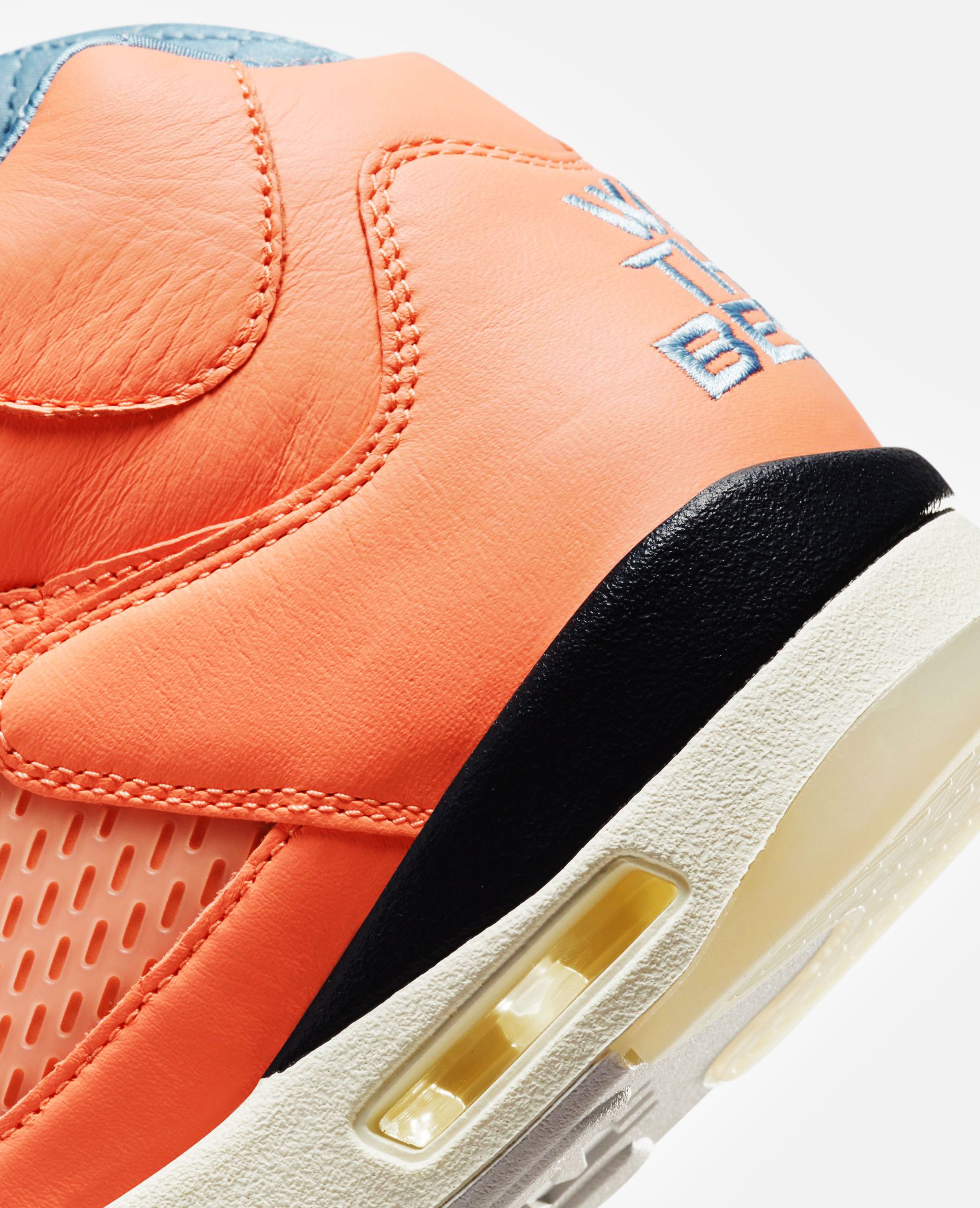 Air Jordan 5 x DJ Khaled (Crimson Bliss/Leche Blue-Sail) sold by Patta product image thumbnail 5