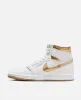 Nike WMNS Air Jordan 1 Retro Hi OG (White/Metallic Gold-Gum Light Brown) sold by Patta