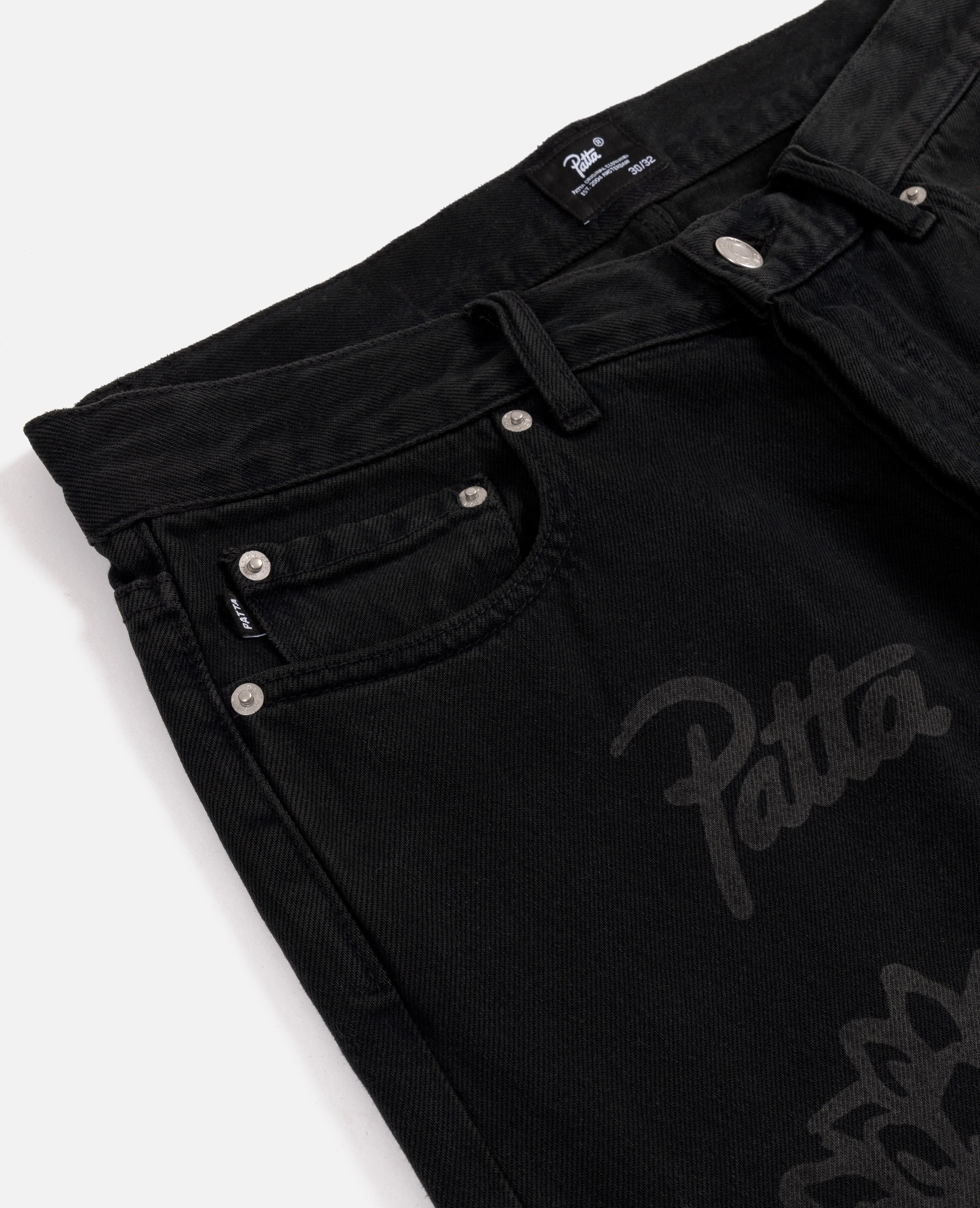 Patta Hope Love Peace Denim Pants (Black) sold by Patta product image thumbnail 5