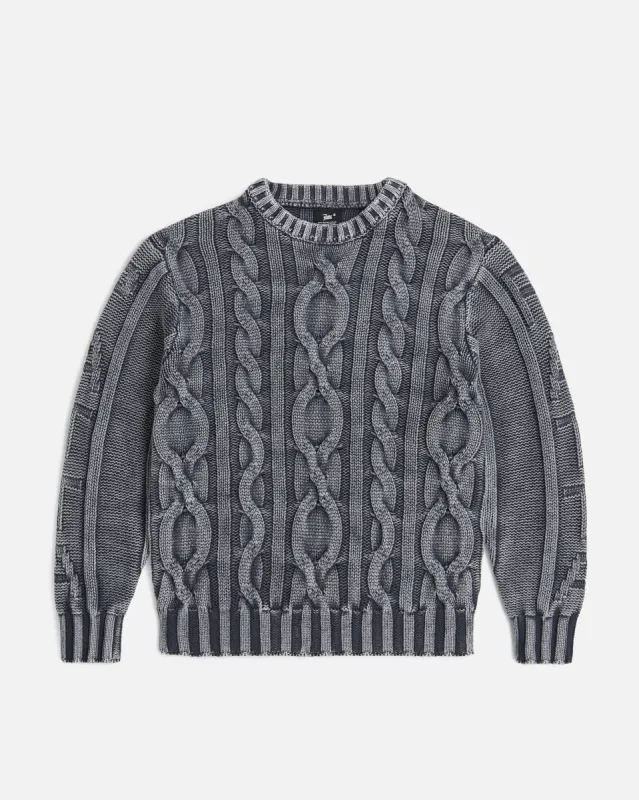 Patta Cable Knitted Cold Dye Jumper sold by Patta