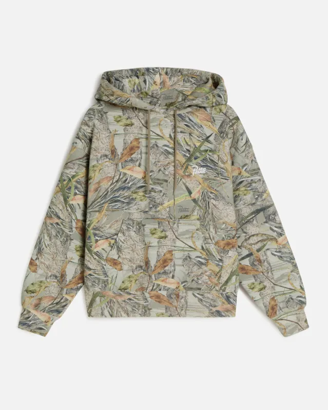 Patta Nature Print Boxy Hooded Sweater (Nature Print) sold by Patta